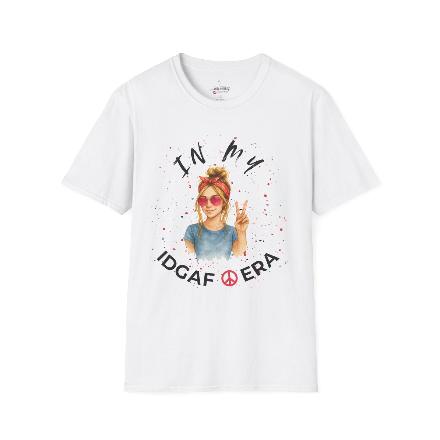 IDGAF ERA - Trendy Graphic T-Shirt for Casual Vibes - Perfect Gift for Friends, Birthday Celebration, Festivals, Everyday Wear, Unique Style - Shirt Happens Graphics