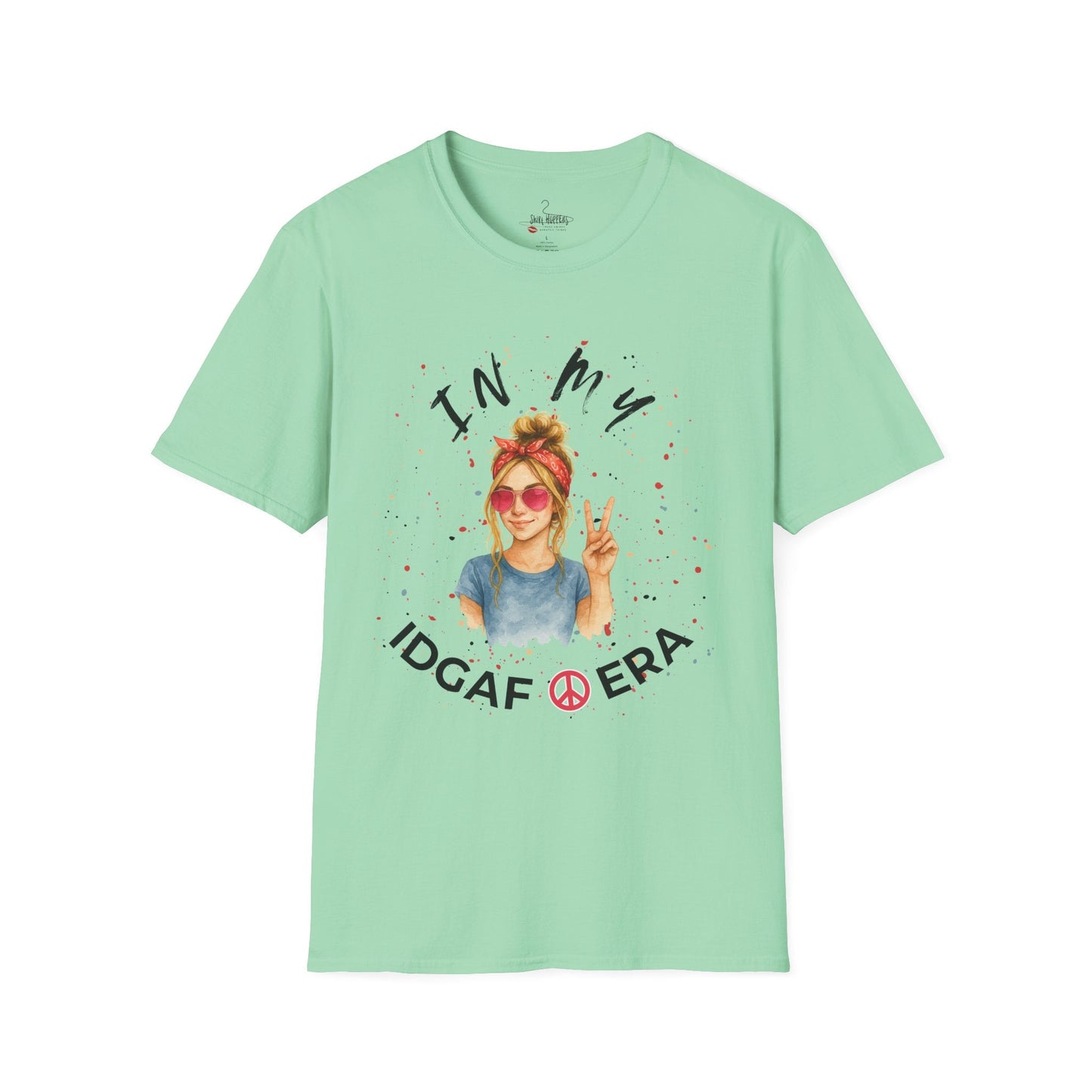 IDGAF ERA - Trendy Graphic T-Shirt for Casual Vibes - Perfect Gift for Friends, Birthday Celebration, Festivals, Everyday Wear, Unique Style - Shirt Happens Graphics