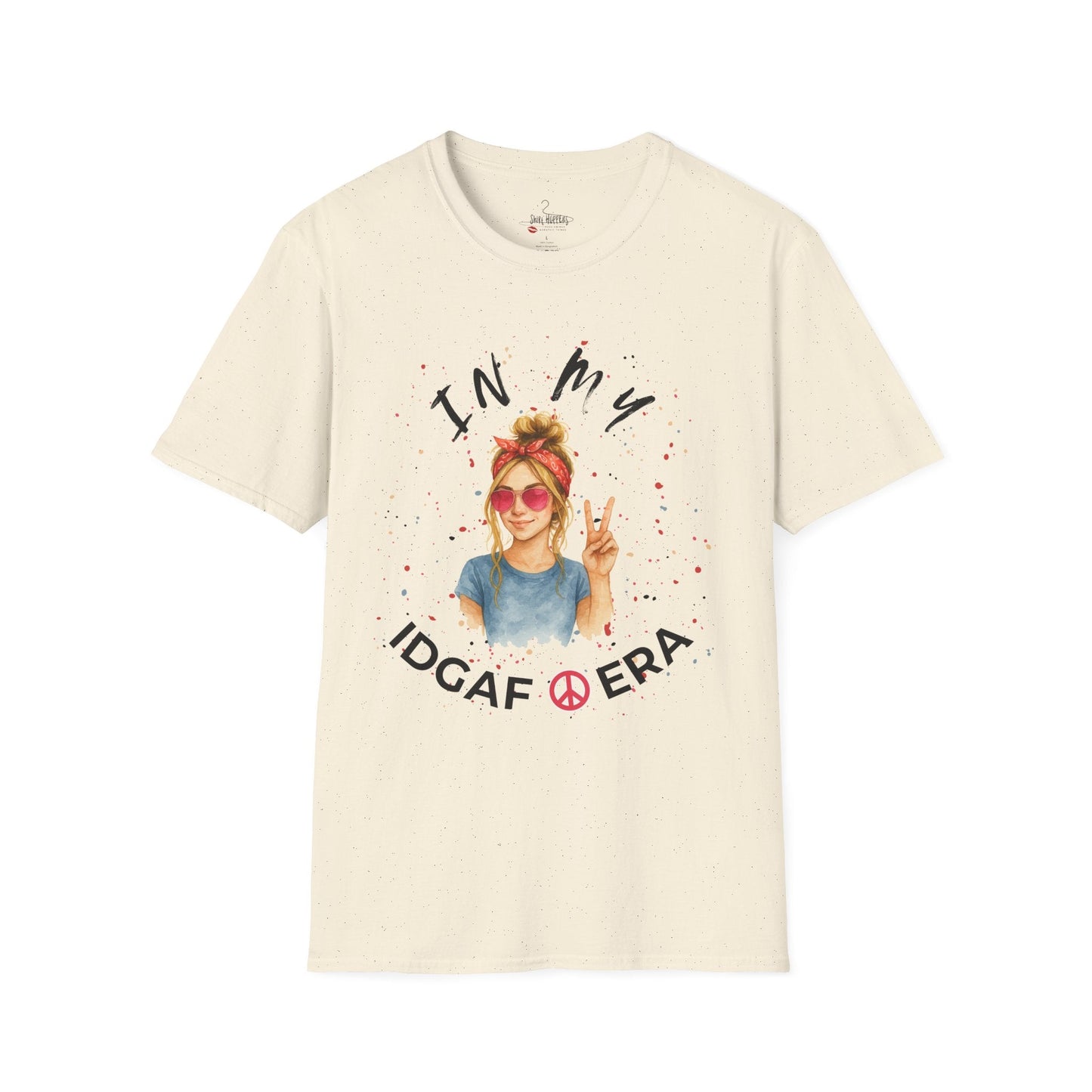 IDGAF ERA - Trendy Graphic T-Shirt for Casual Vibes - Perfect Gift for Friends, Birthday Celebration, Festivals, Everyday Wear, Unique Style - Shirt Happens Graphics