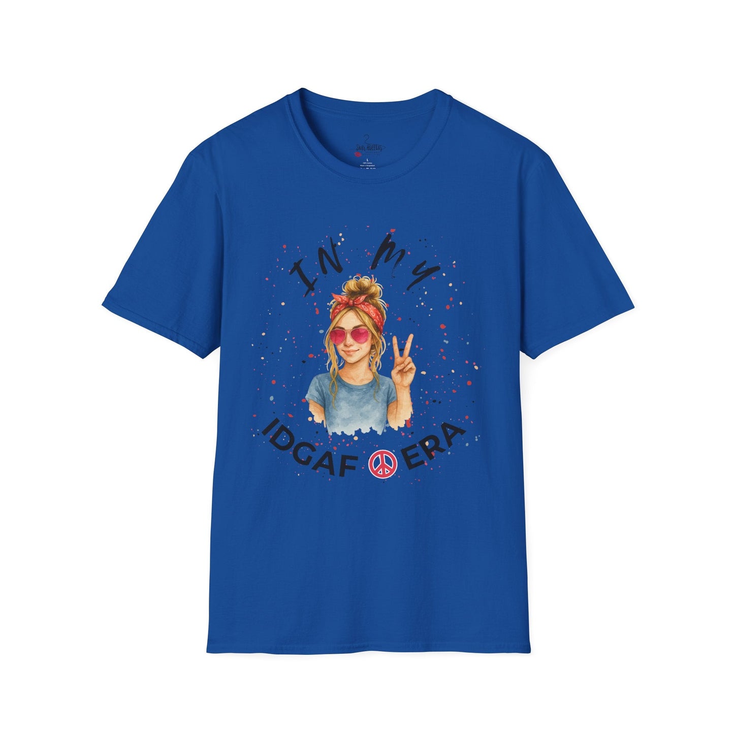 IDGAF ERA - Trendy Graphic T-Shirt for Casual Vibes - Perfect Gift for Friends, Birthday Celebration, Festivals, Everyday Wear, Unique Style - Shirt Happens Graphics