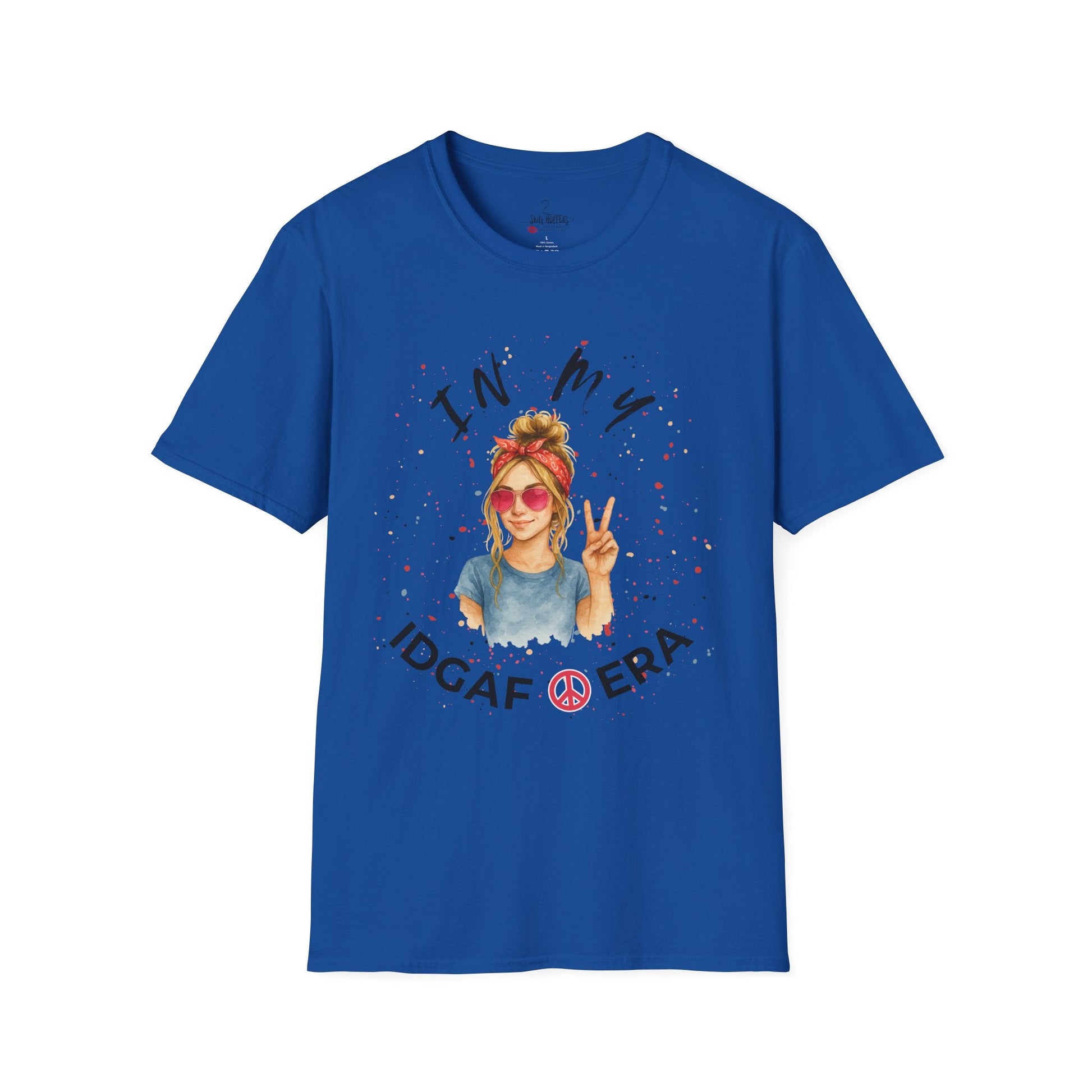 IDGAF ERA - Trendy Graphic T-Shirt for Casual Vibes - Perfect Gift for Friends, Birthday Celebration, Festivals, Everyday Wear, Unique Style - Shirt Happens Graphics
