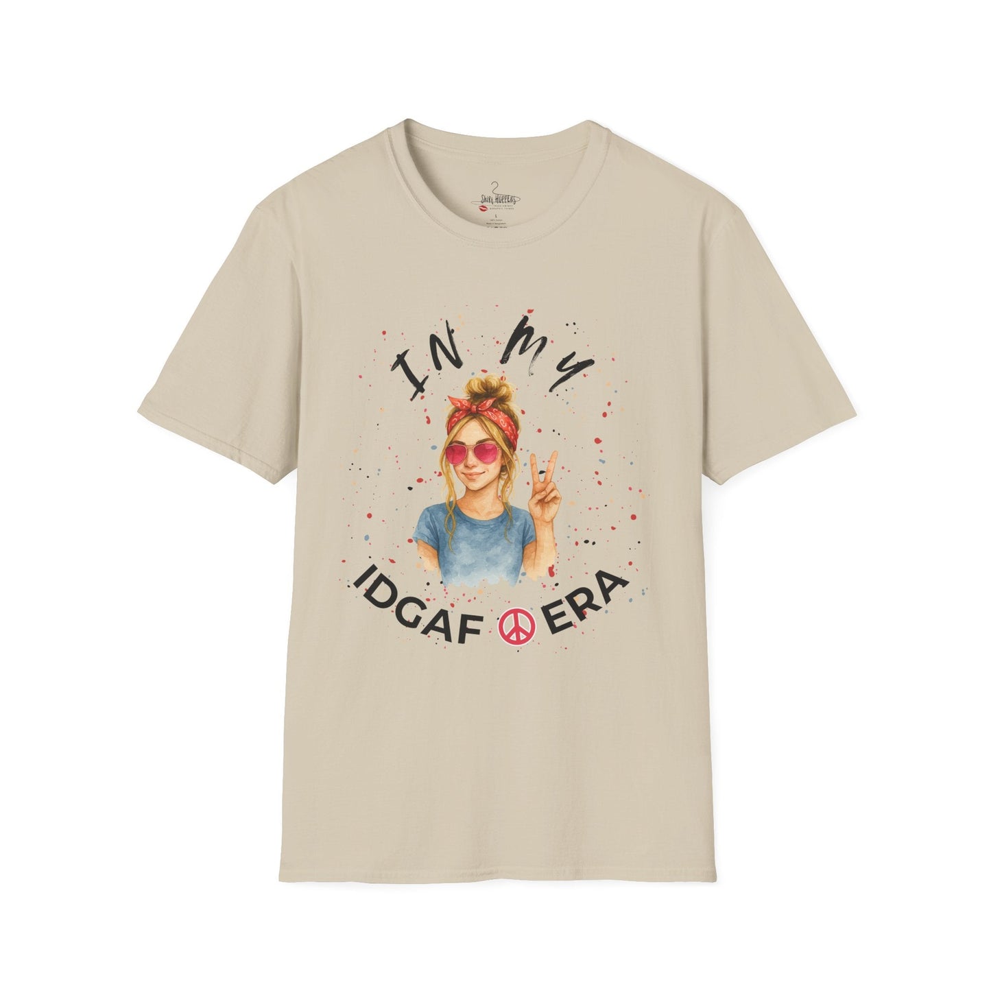 IDGAF ERA - Trendy Graphic T-Shirt for Casual Vibes - Perfect Gift for Friends, Birthday Celebration, Festivals, Everyday Wear, Unique Style - Shirt Happens Graphics