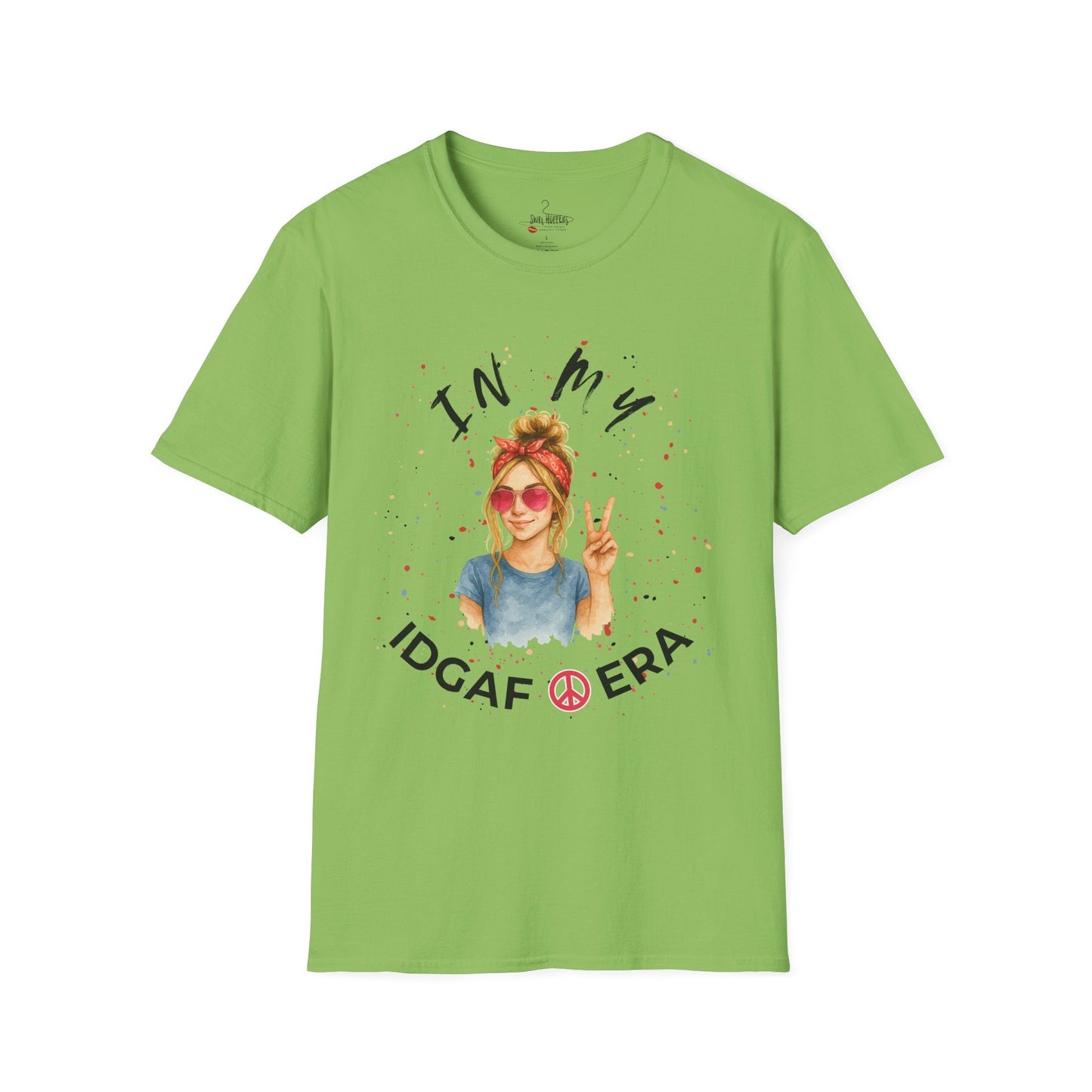 IDGAF ERA - Trendy Graphic T-Shirt for Casual Vibes - Perfect Gift for Friends, Birthday Celebration, Festivals, Everyday Wear, Unique Style - Shirt Happens Graphics