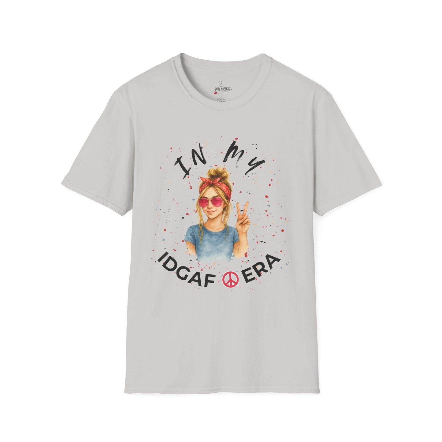 IDGAF ERA - Trendy Graphic T-Shirt for Casual Vibes - Perfect Gift for Friends, Birthday Celebration, Festivals, Everyday Wear, Unique Style - Shirt Happens Graphics