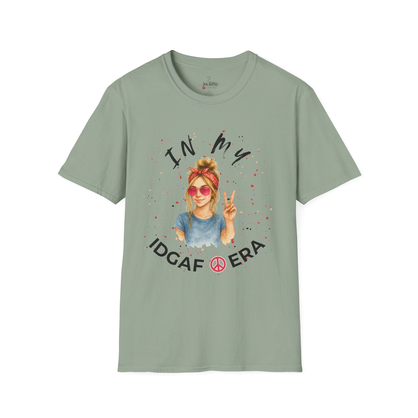 IDGAF ERA - Trendy Graphic T-Shirt for Casual Vibes - Perfect Gift for Friends, Birthday Celebration, Festivals, Everyday Wear, Unique Style - Shirt Happens Graphics