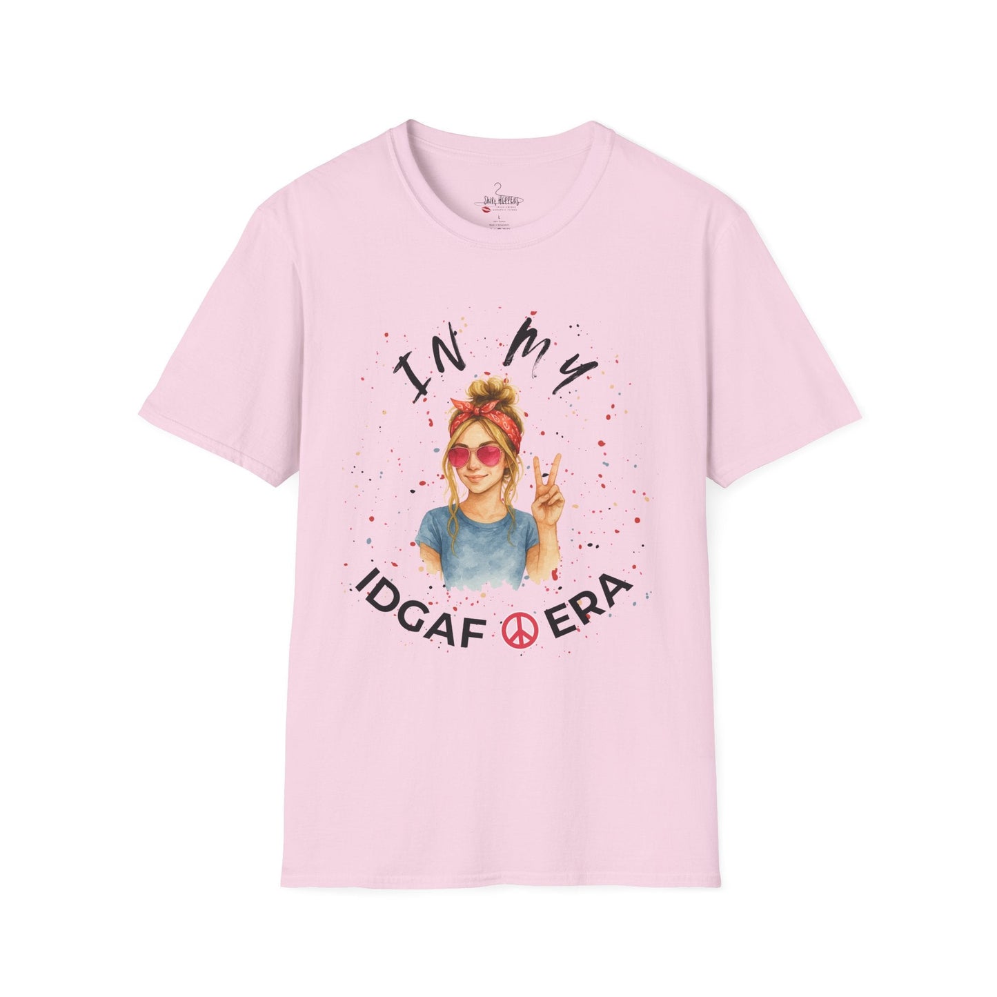 IDGAF ERA - Trendy Graphic T-Shirt for Casual Vibes - Perfect Gift for Friends, Birthday Celebration, Festivals, Everyday Wear, Unique Style - Shirt Happens Graphics