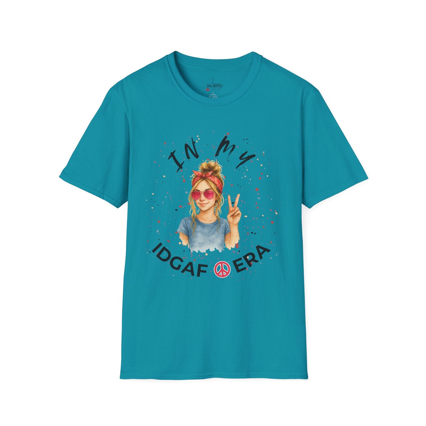 IDGAF ERA - Trendy Graphic T-Shirt for Casual Vibes - Perfect Gift for Friends, Birthday Celebration, Festivals, Everyday Wear, Unique Style - Shirt Happens Graphics