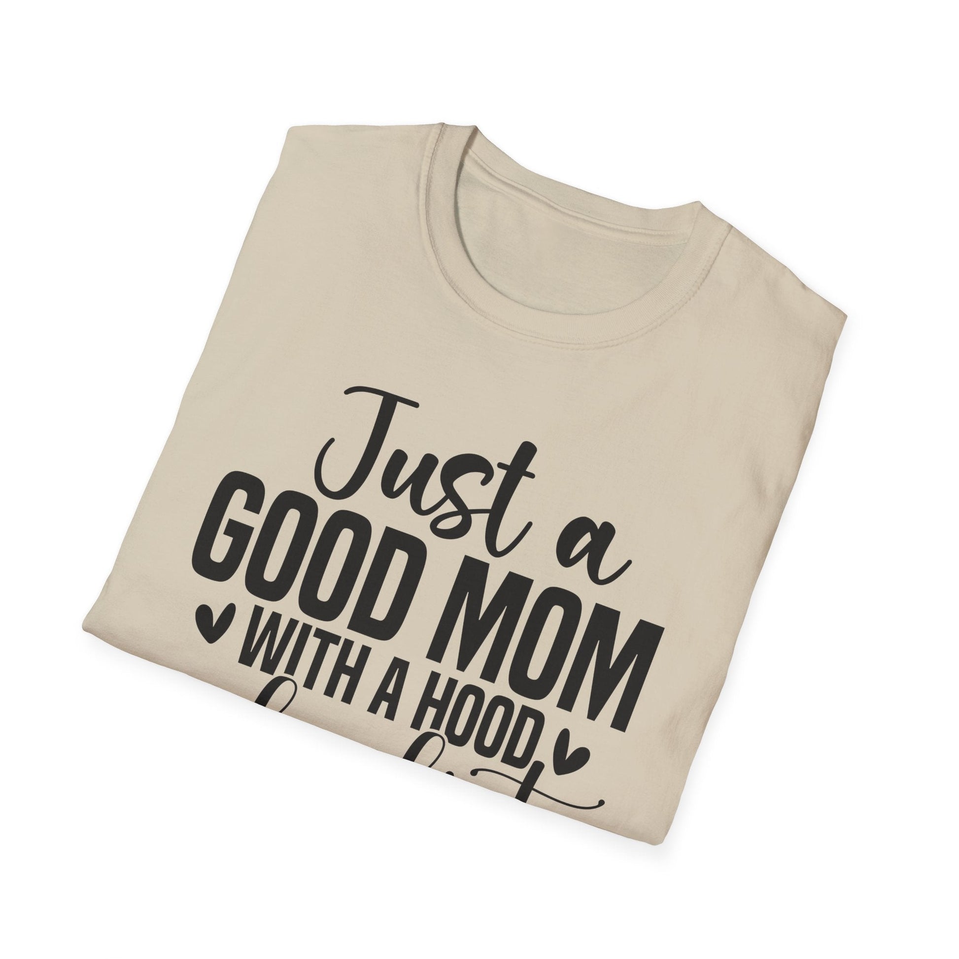 Just a Good Mom with a Hood Playlist T-Shirt | Funny and True Facts about me as a mom tee - Shirt Happens Graphics