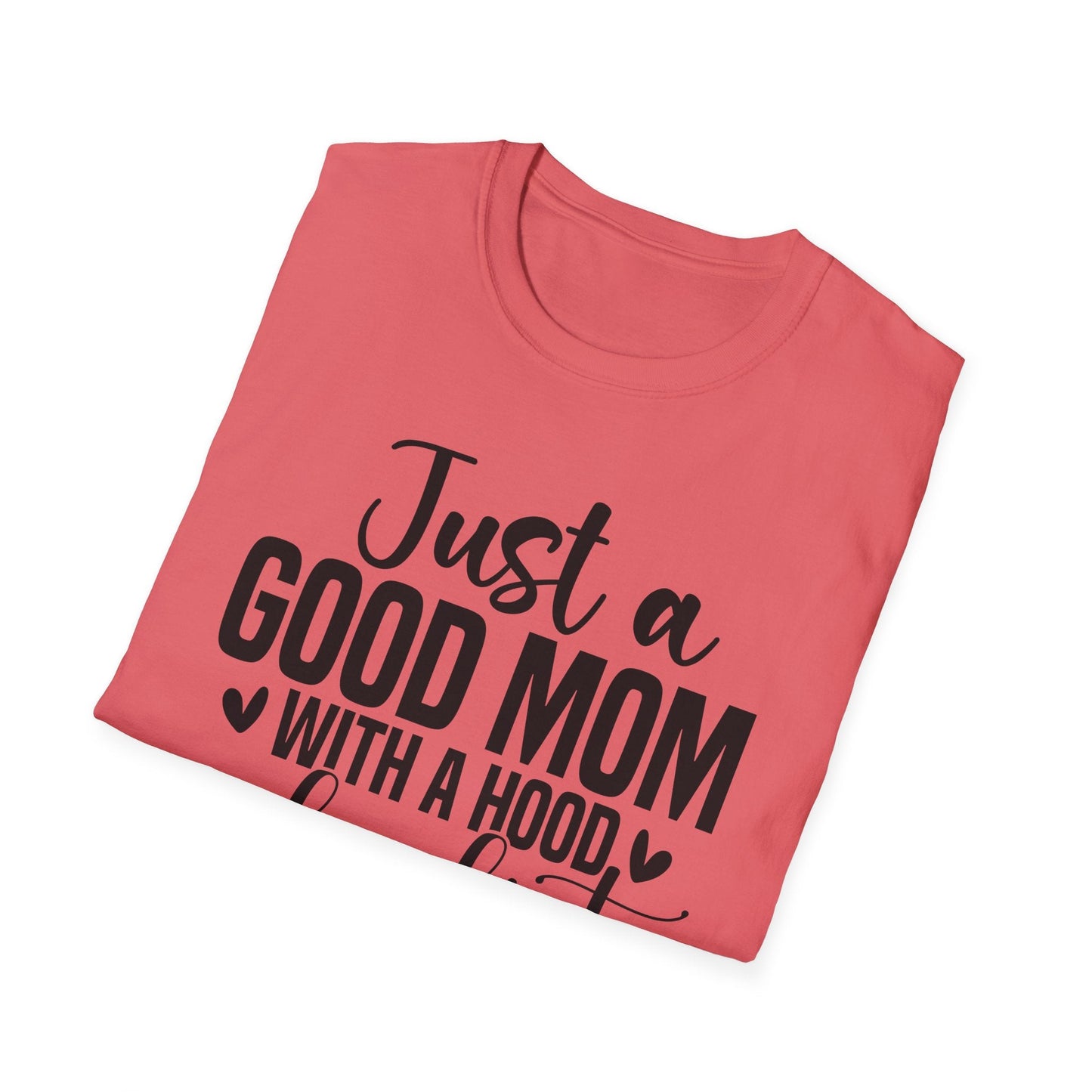 Just a Good Mom with a Hood Playlist T-Shirt | Funny and True Facts about me as a mom tee - Shirt Happens Graphics