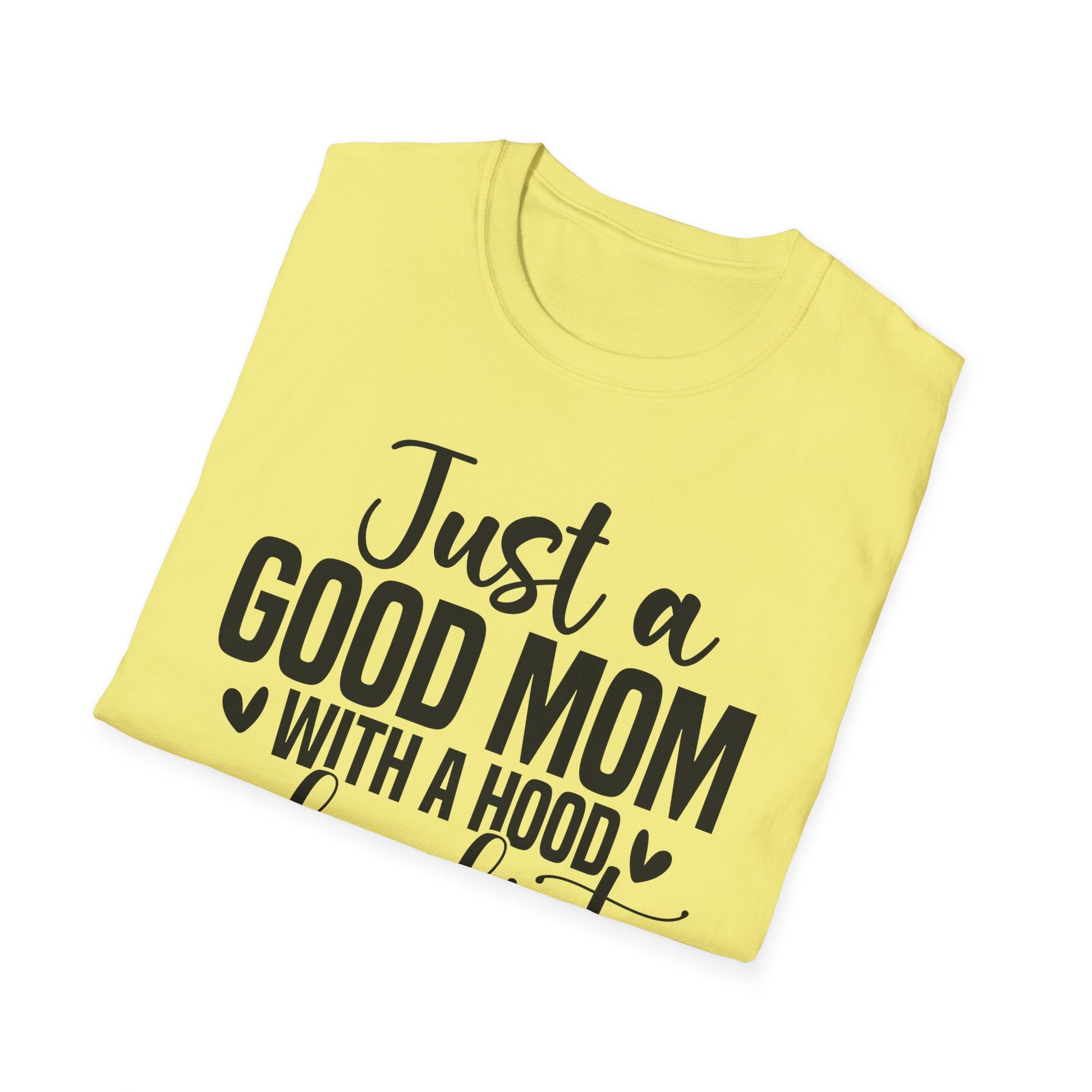 Just a Good Mom with a Hood Playlist T-Shirt | Funny and True Facts about me as a mom tee - Shirt Happens Graphics