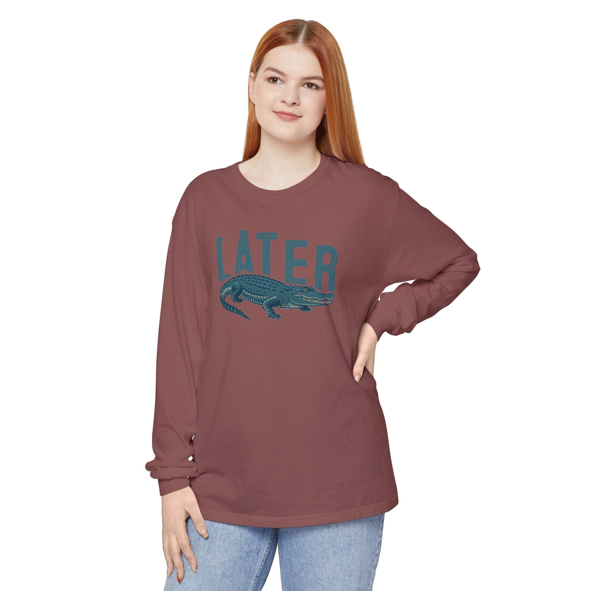 Later Gator - Casual Graphic Tee for Laid - Back Vibes | Perfect for Gifting, Relaxation, Everyday Wear, Beach Days, Summer Outings - Shirt Happens Graphics