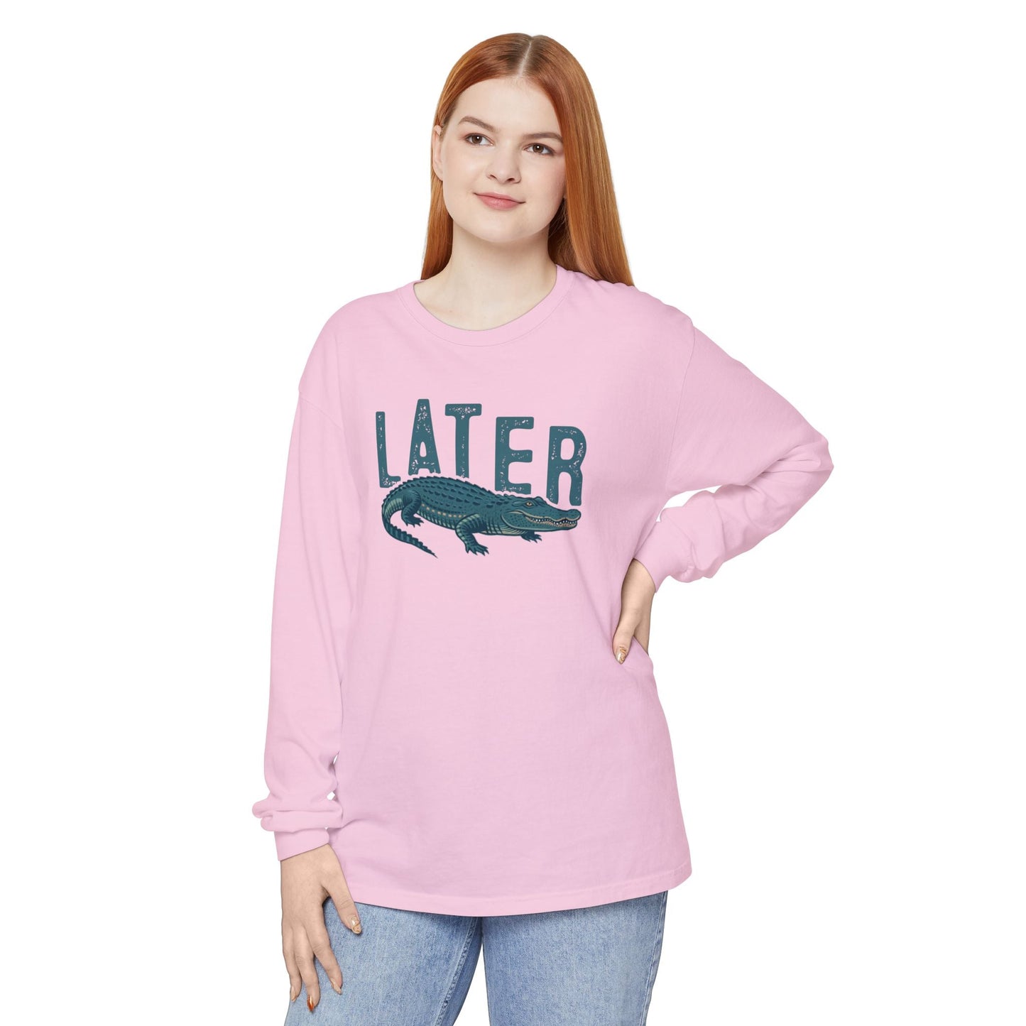 Later Gator - Casual Graphic Tee for Laid - Back Vibes | Perfect for Gifting, Relaxation, Everyday Wear, Beach Days, Summer Outings - Shirt Happens Graphics