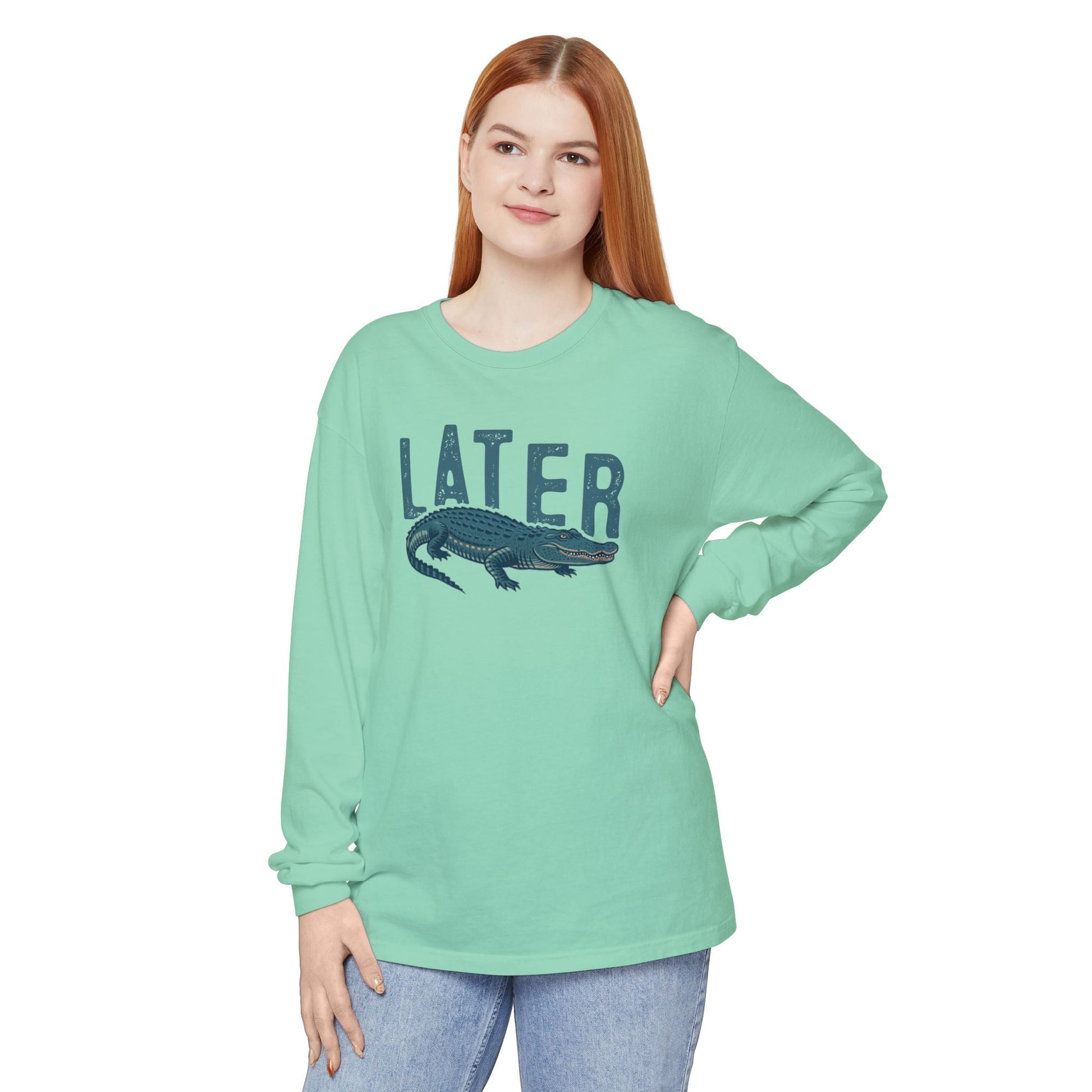 Later Gator - Casual Graphic Tee for Laid - Back Vibes | Perfect for Gifting, Relaxation, Everyday Wear, Beach Days, Summer Outings - Shirt Happens Graphics