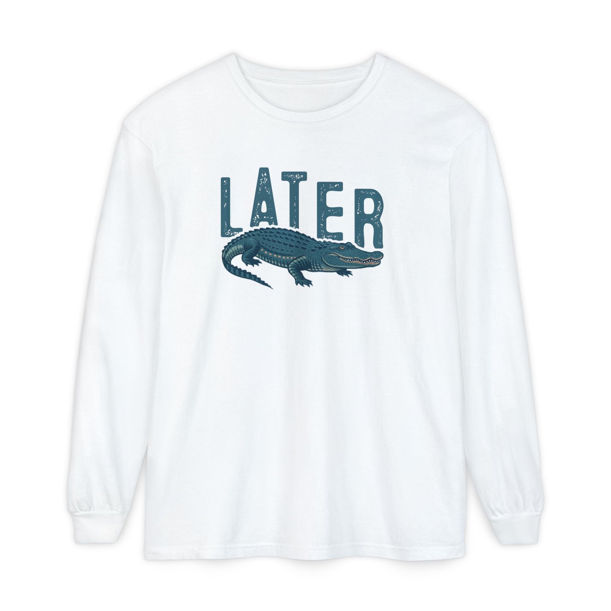 Later Gator - Casual Graphic Tee for Laid - Back Vibes | Perfect for Gifting, Relaxation, Everyday Wear, Beach Days, Summer Outings - Shirt Happens Graphics