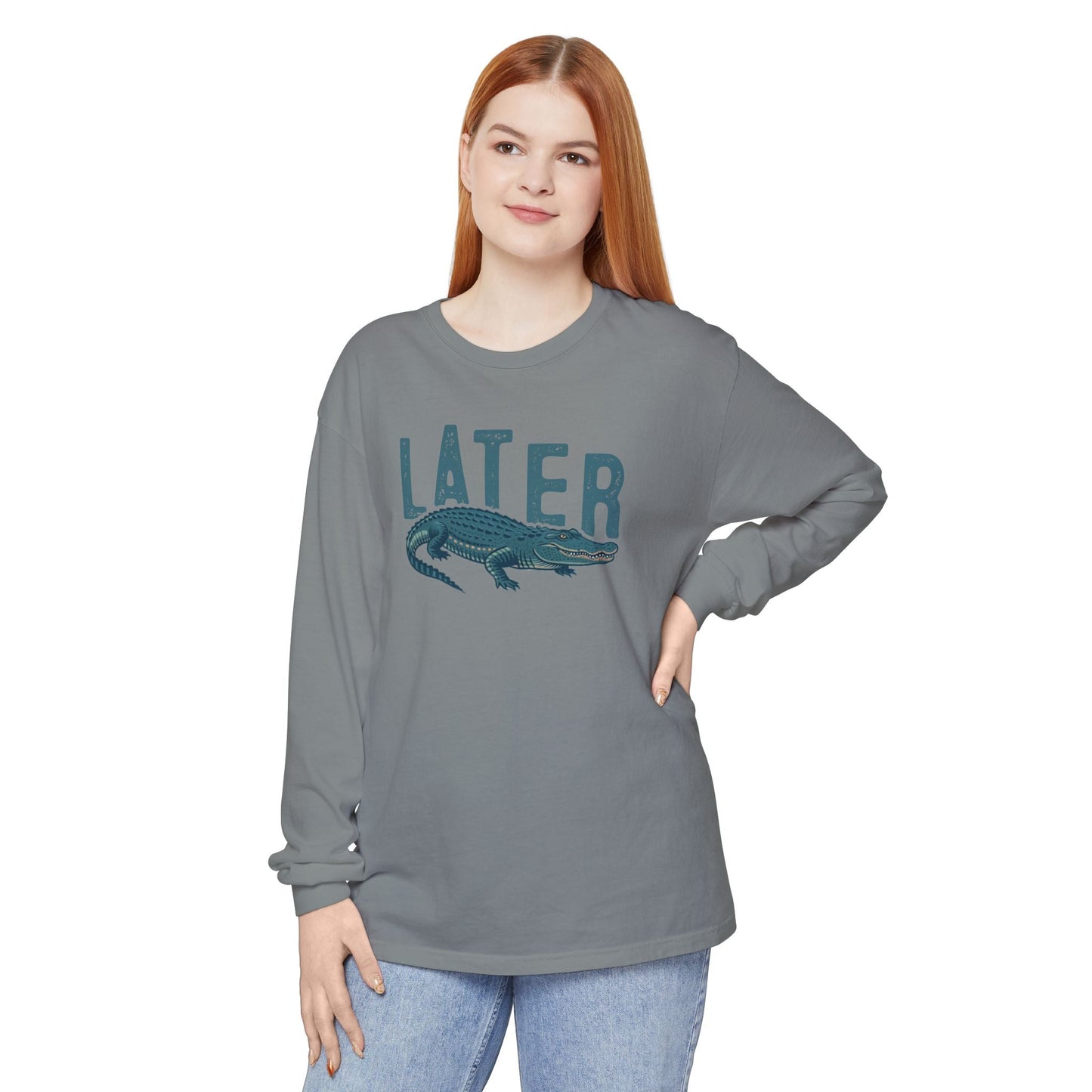Later Gator - Casual Graphic Tee for Laid - Back Vibes | Perfect for Gifting, Relaxation, Everyday Wear, Beach Days, Summer Outings - Shirt Happens Graphics