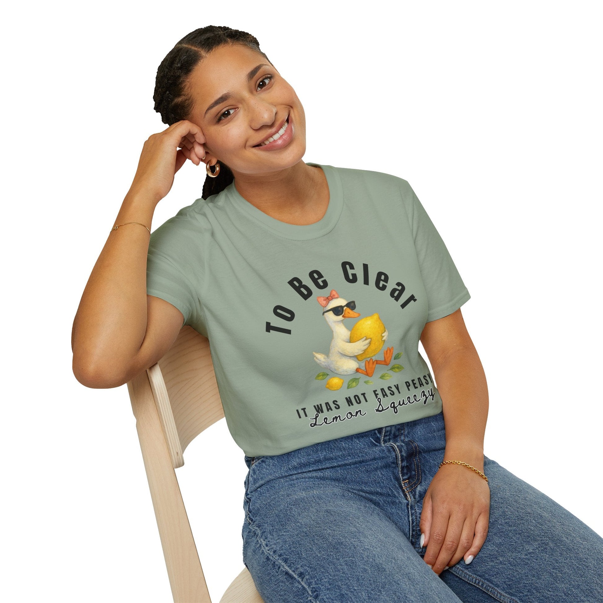 Lemon Squeezy Design, Cute Gift for Foodies, Humor Tee for Casual Outfits, Summer Apparel, - Shirt Happens Graphics