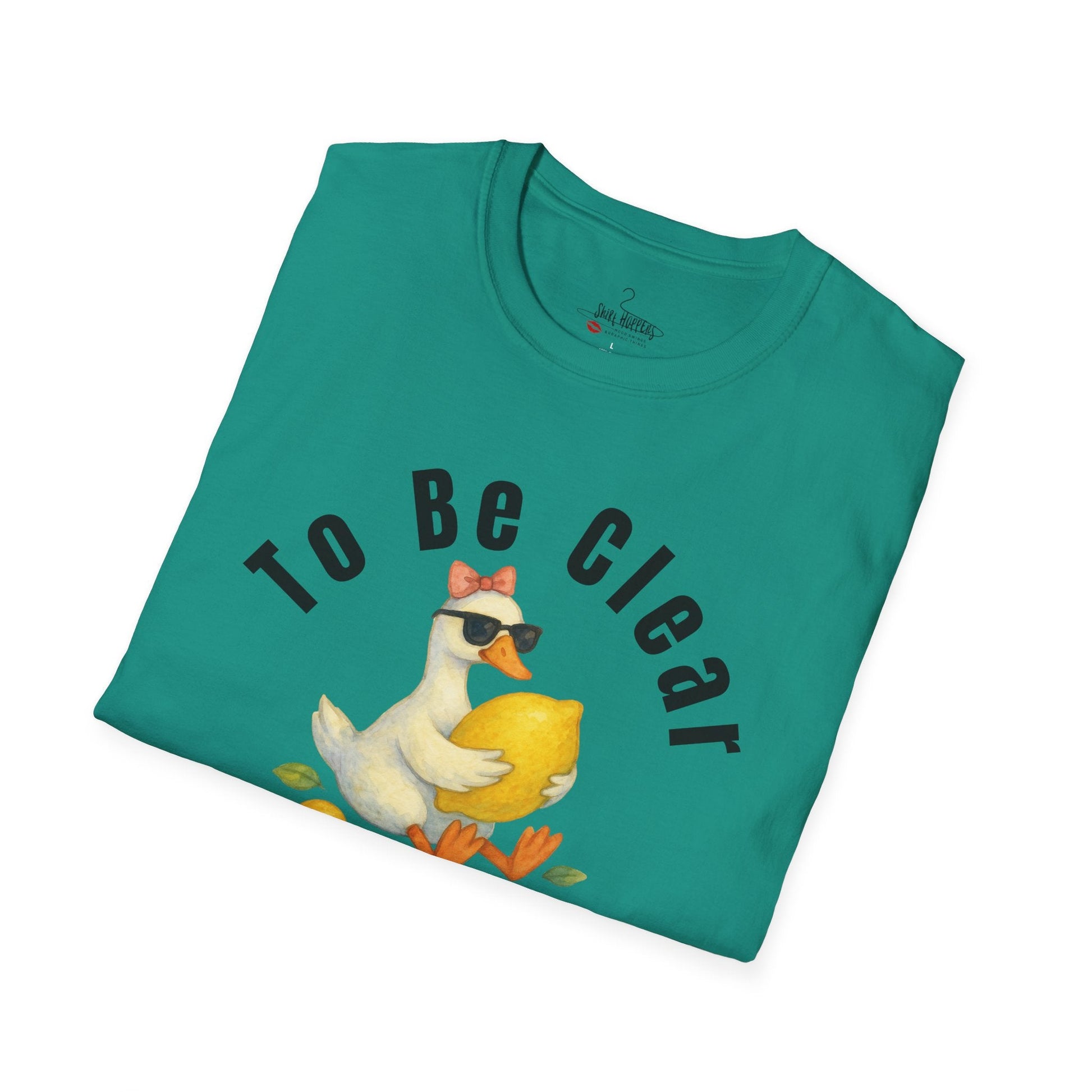 Lemon Squeezy Design, Cute Gift for Foodies, Humor Tee for Casual Outfits, Summer Apparel, - Shirt Happens Graphics