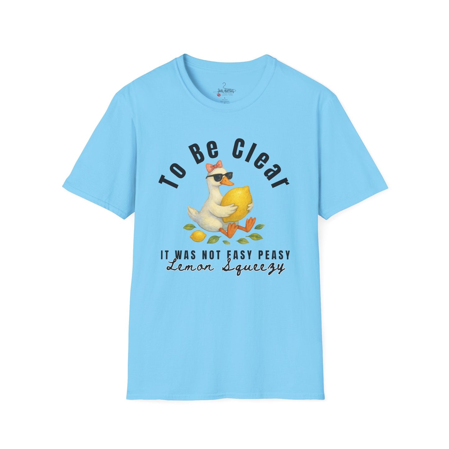 Lemon Squeezy Design, Cute Gift for Foodies, Humor Tee for Casual Outfits, Summer Apparel, - Shirt Happens Graphics