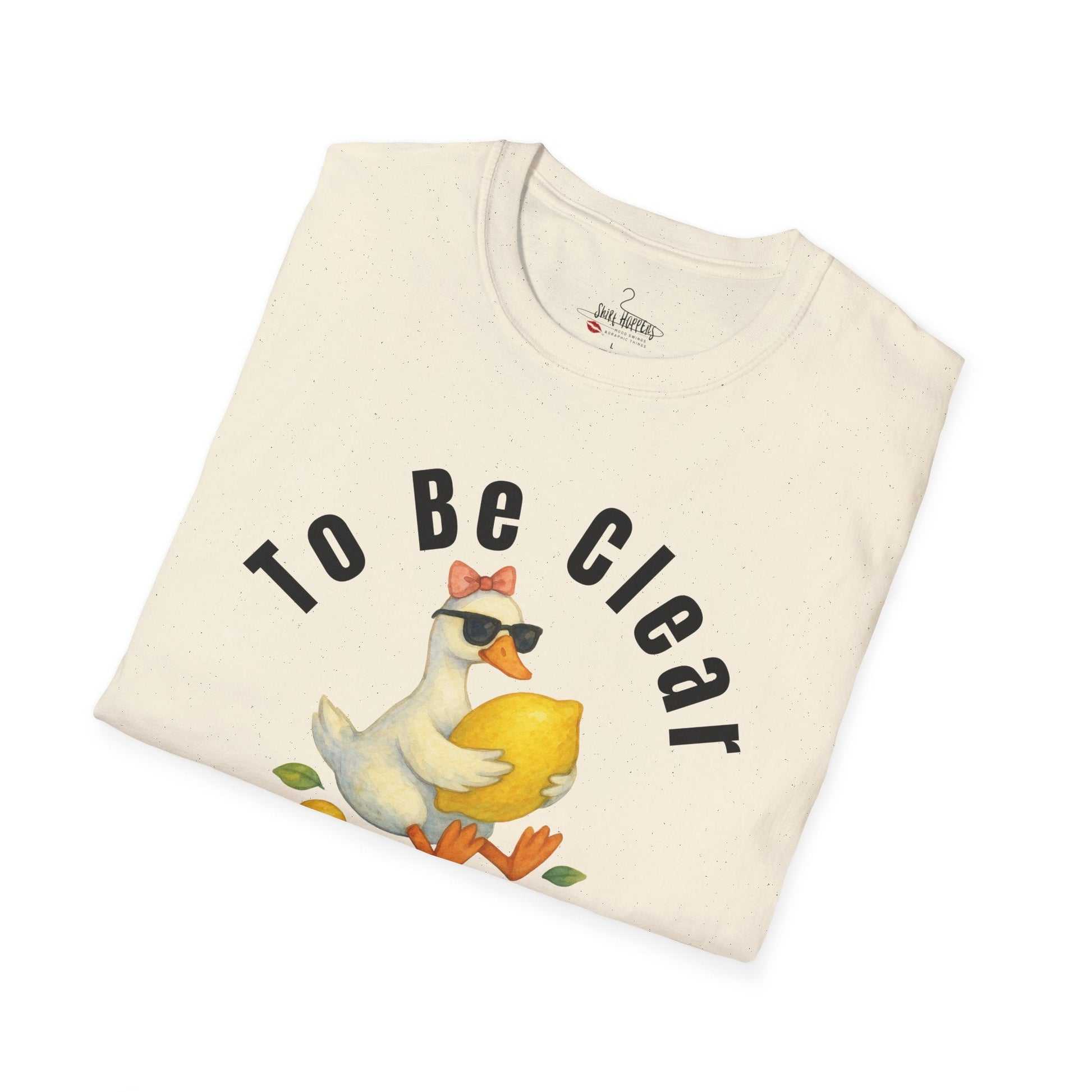 Lemon Squeezy Design, Cute Gift for Foodies, Humor Tee for Casual Outfits, Summer Apparel, - Shirt Happens Graphics
