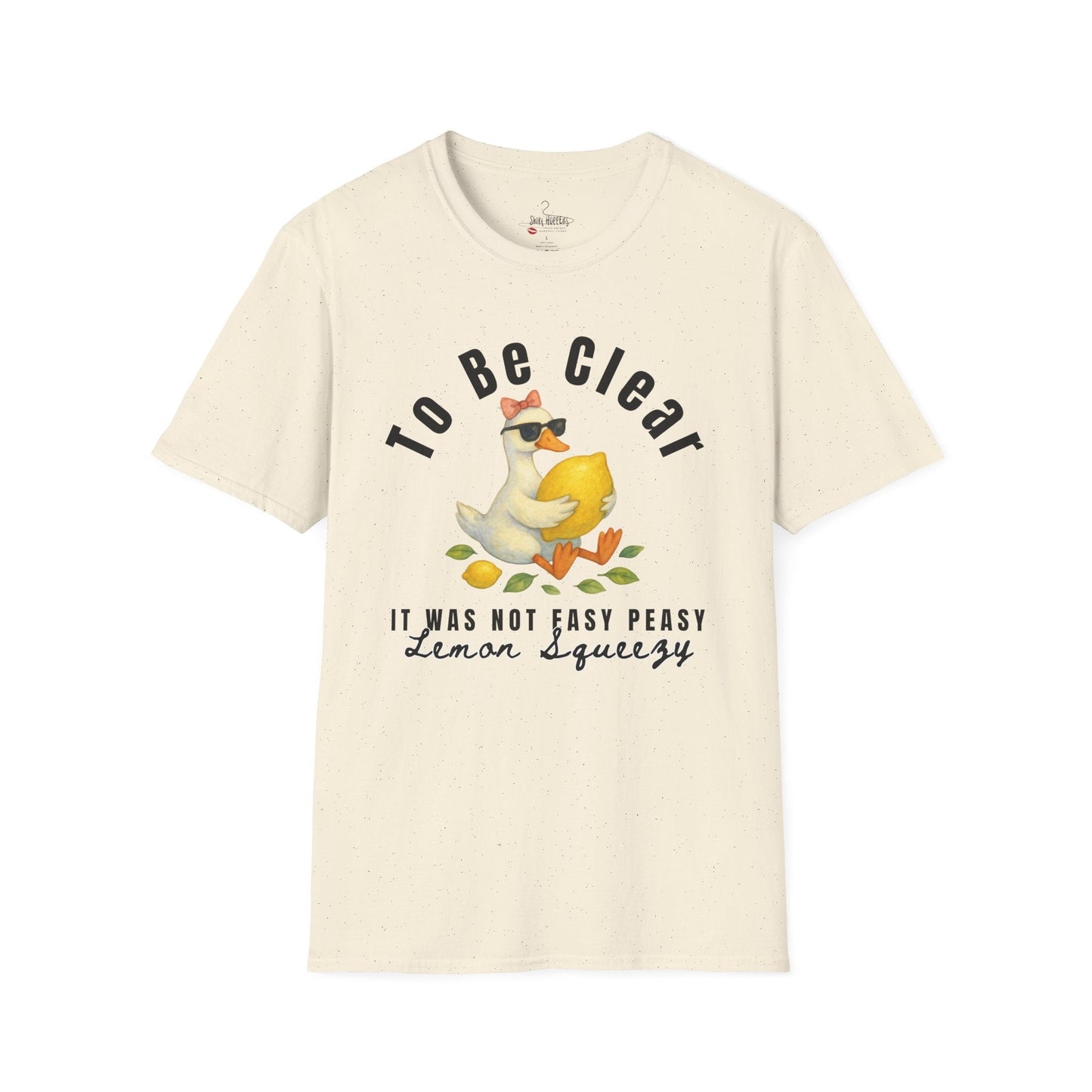 Lemon Squeezy Design, Cute Gift for Foodies, Humor Tee for Casual Outfits, Summer Apparel, - Shirt Happens Graphics