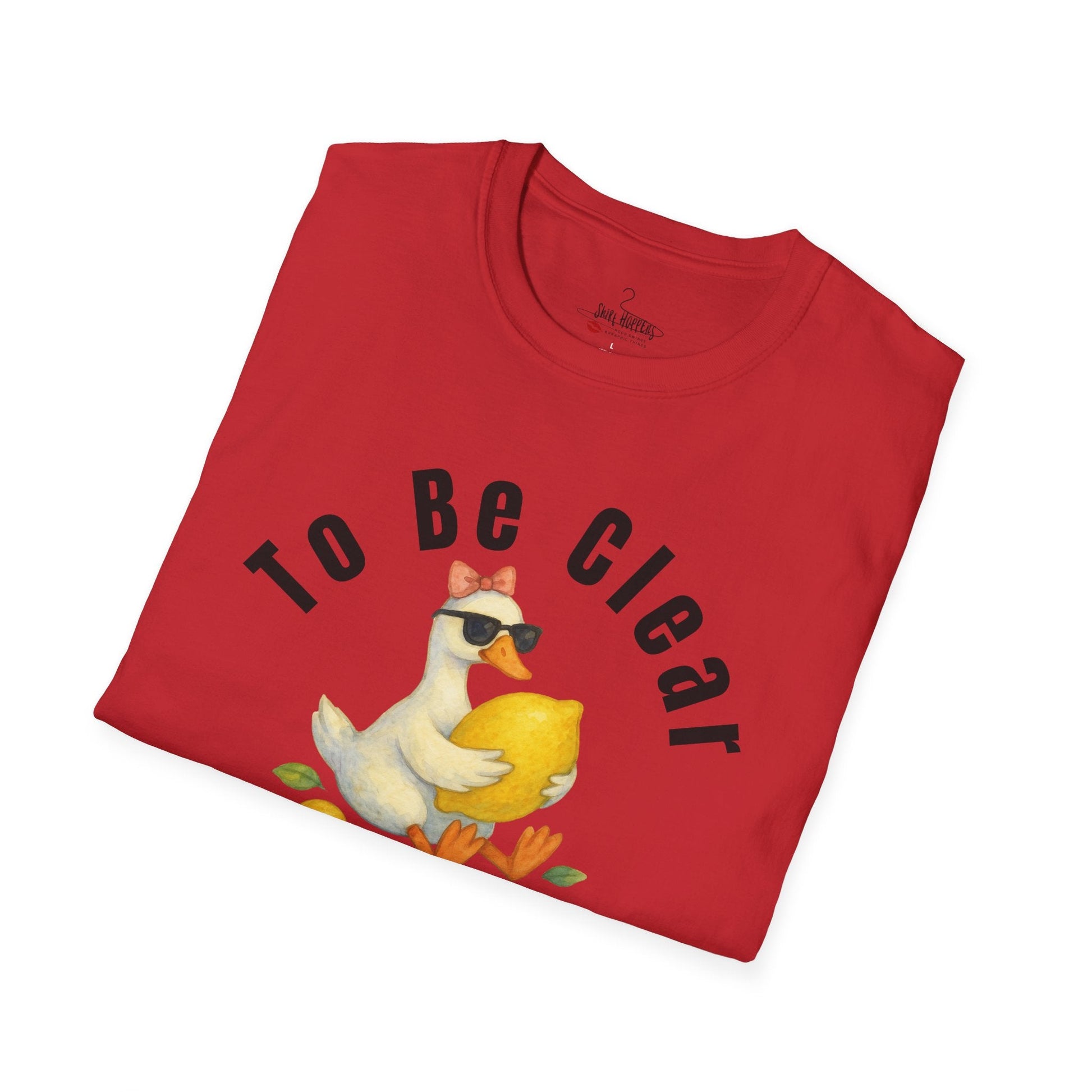 Lemon Squeezy Design, Cute Gift for Foodies, Humor Tee for Casual Outfits, Summer Apparel, - Shirt Happens Graphics