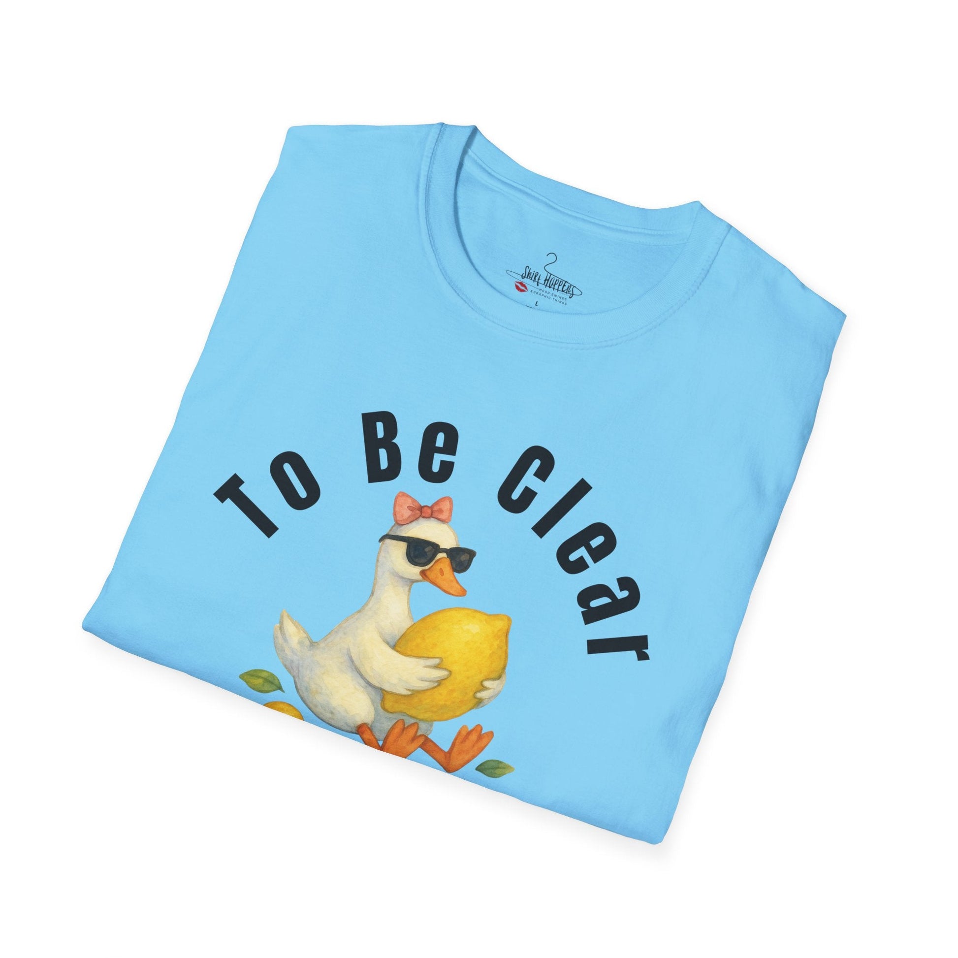 Lemon Squeezy Design, Cute Gift for Foodies, Humor Tee for Casual Outfits, Summer Apparel, - Shirt Happens Graphics