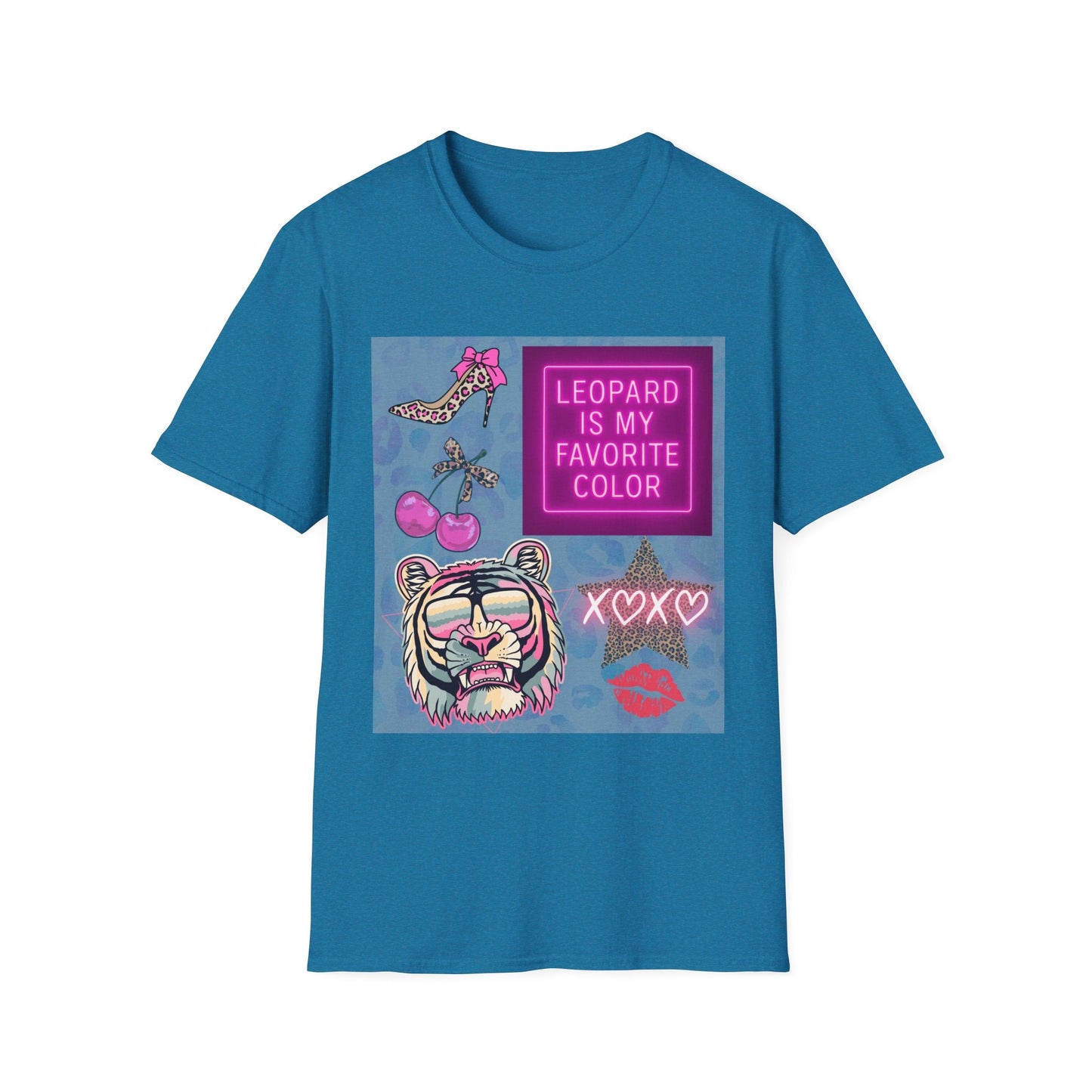 Leopard is my Favorite Color Graphic Tee – Fun & Trendy Apparel - Shirt Happens Graphics