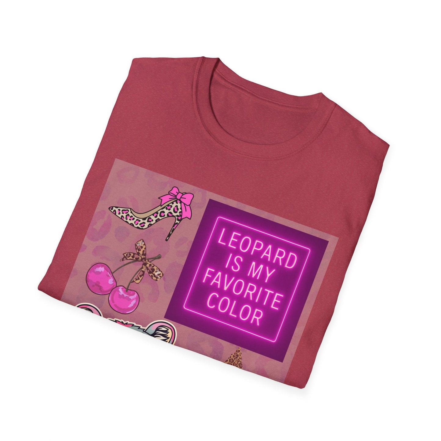 Leopard is my Favorite Color Graphic Tee – Fun & Trendy Apparel - Shirt Happens Graphics