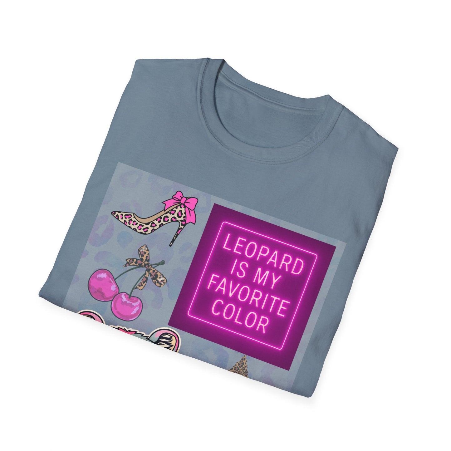 Leopard is my Favorite Color Graphic Tee – Fun & Trendy Apparel - Shirt Happens Graphics