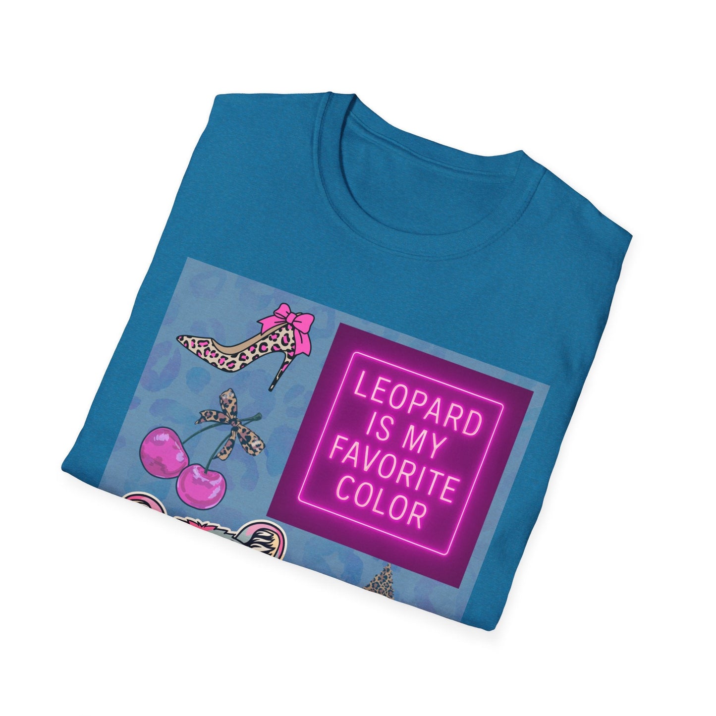 Leopard is my Favorite Color Graphic Tee – Fun & Trendy Apparel - Shirt Happens Graphics