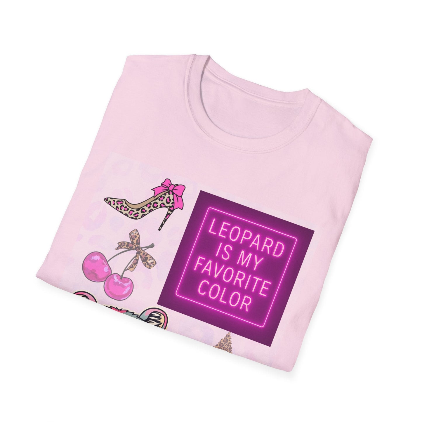 Leopard is my Favorite Color Graphic Tee – Fun & Trendy Apparel - Shirt Happens Graphics