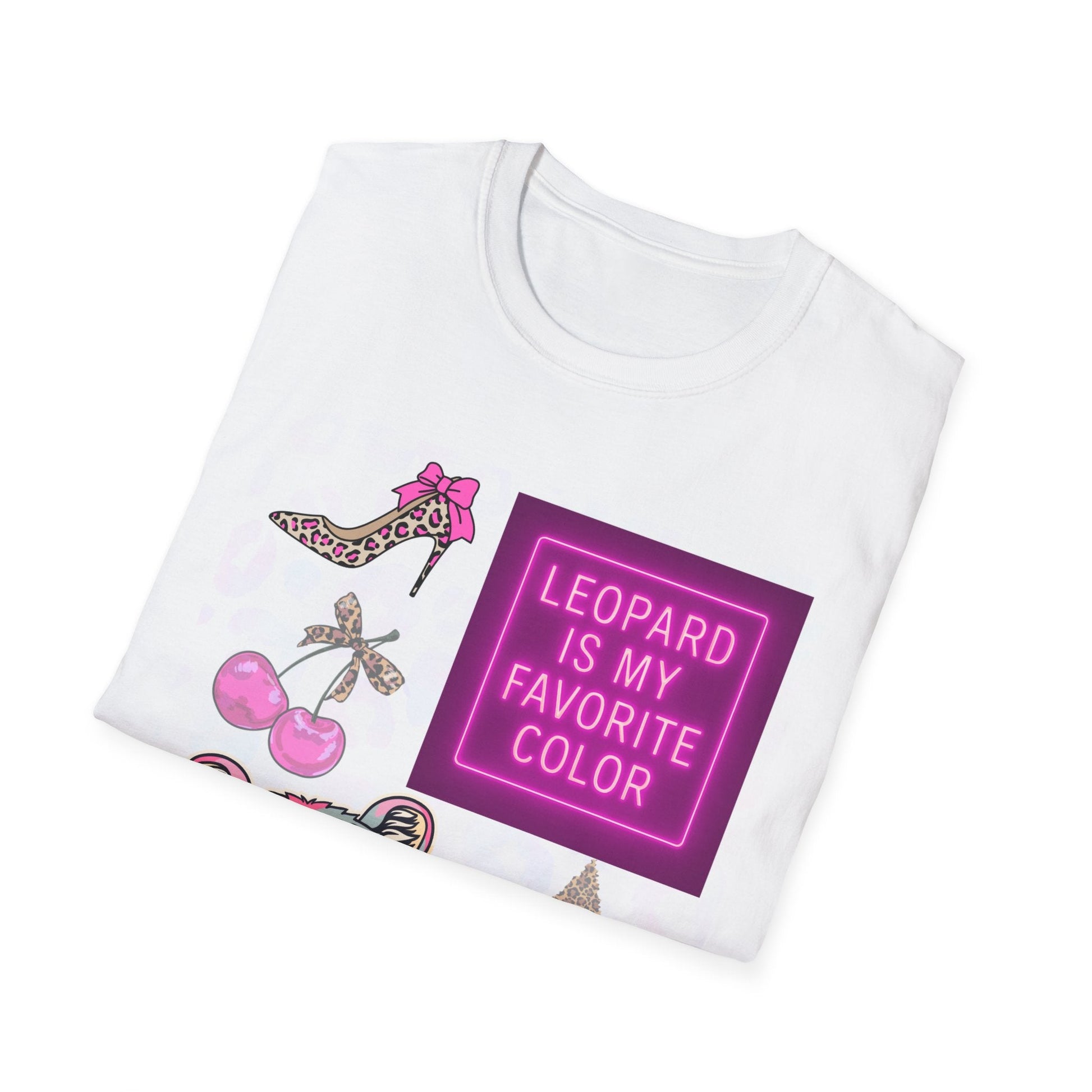 Leopard is my Favorite Color Graphic Tee – Fun & Trendy Apparel - Shirt Happens Graphics