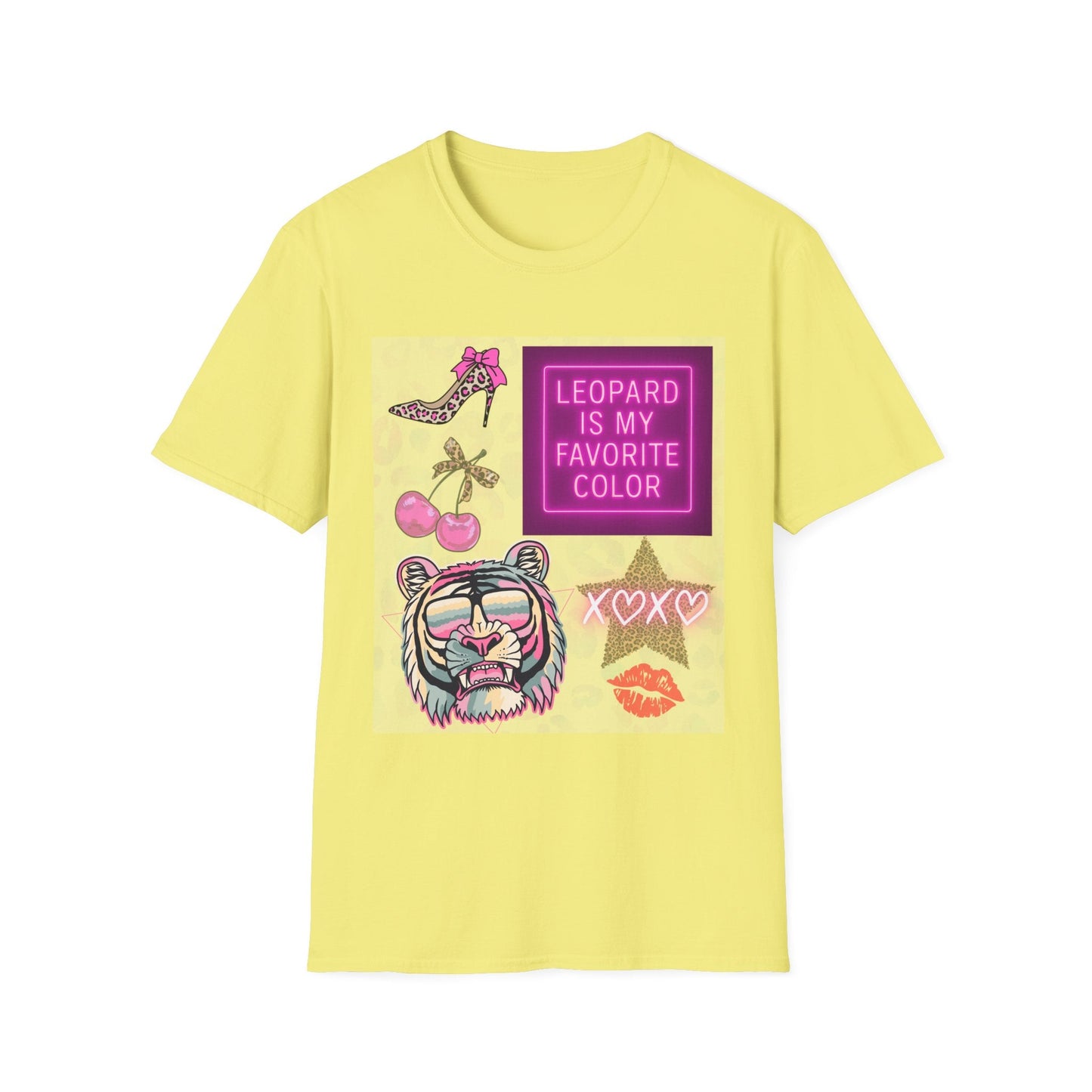 Leopard is my Favorite Color Graphic Tee – Fun & Trendy Apparel - Shirt Happens Graphics