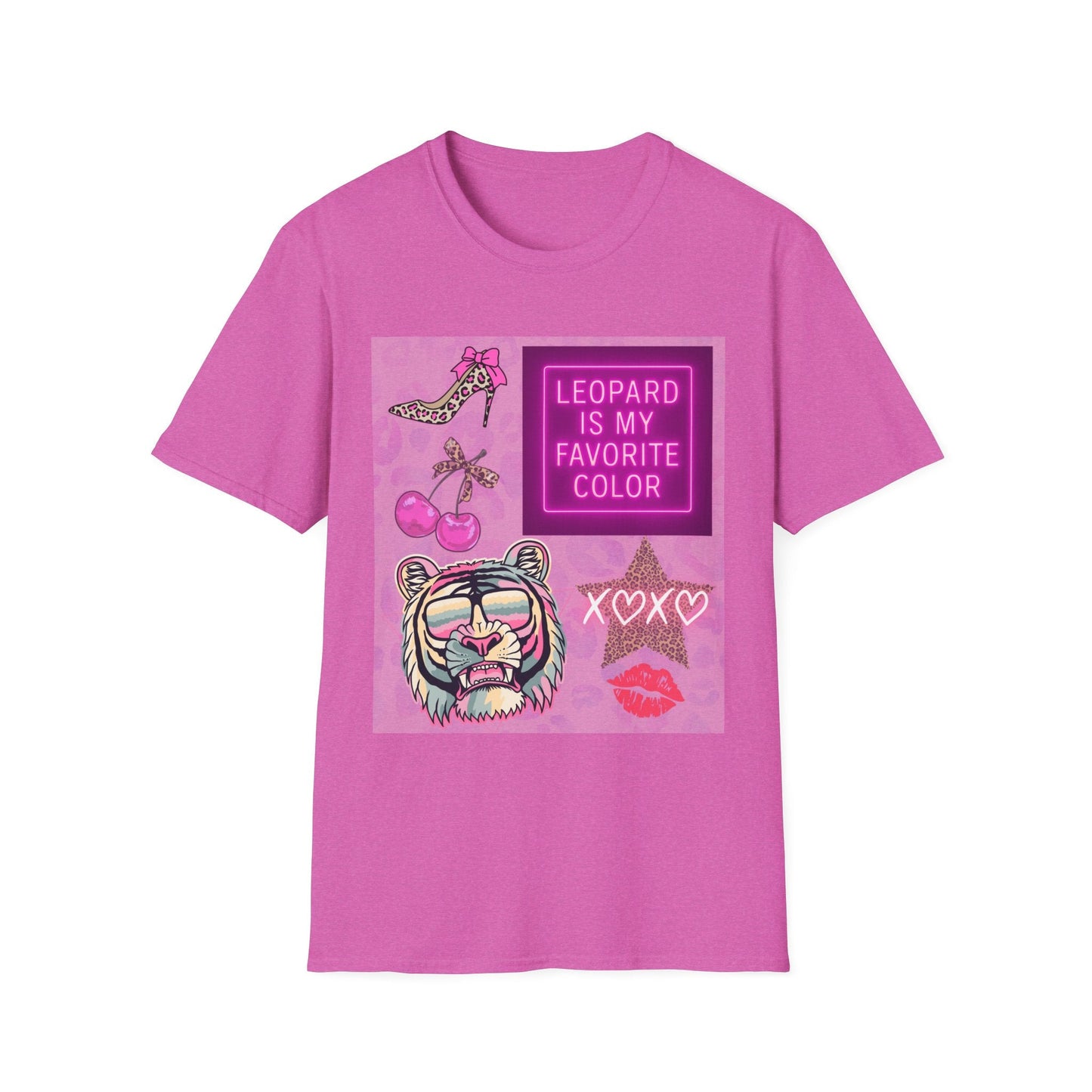 Leopard is my Favorite Color Graphic Tee – Fun & Trendy Apparel - Shirt Happens Graphics