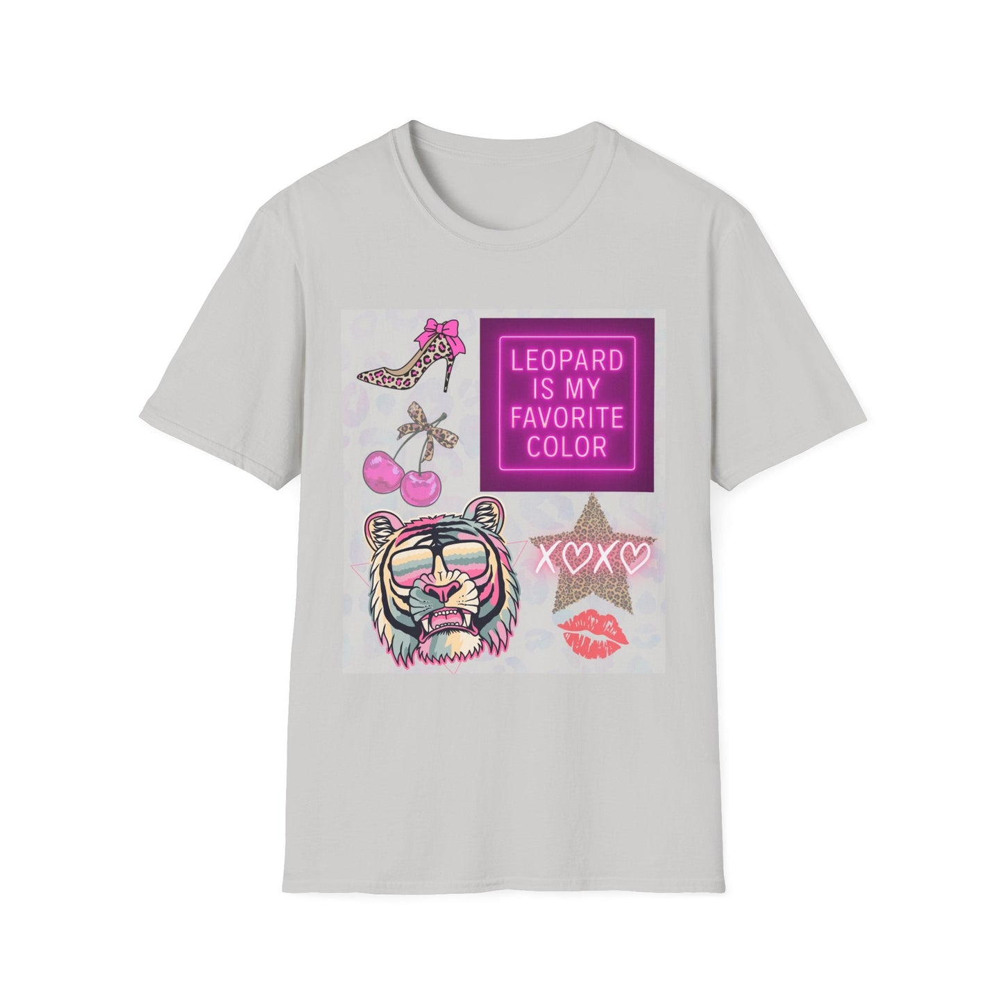 Leopard is my Favorite Color Graphic Tee – Fun & Trendy Apparel - Shirt Happens Graphics