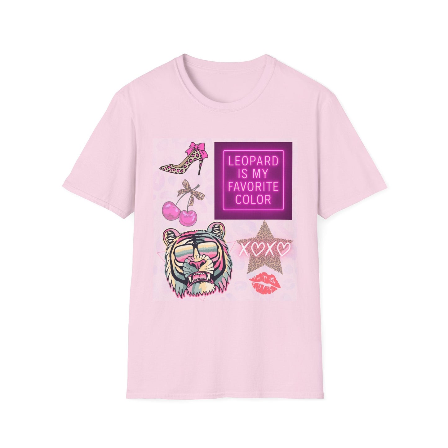 Leopard is my Favorite Color Graphic Tee – Fun & Trendy Apparel - Shirt Happens Graphics