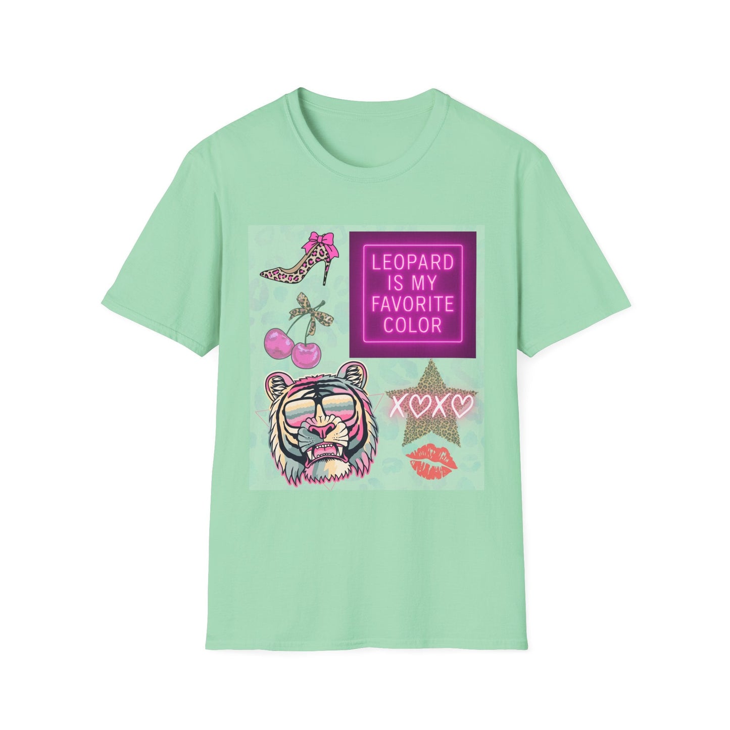 Leopard is my Favorite Color Graphic Tee – Fun & Trendy Apparel - Shirt Happens Graphics