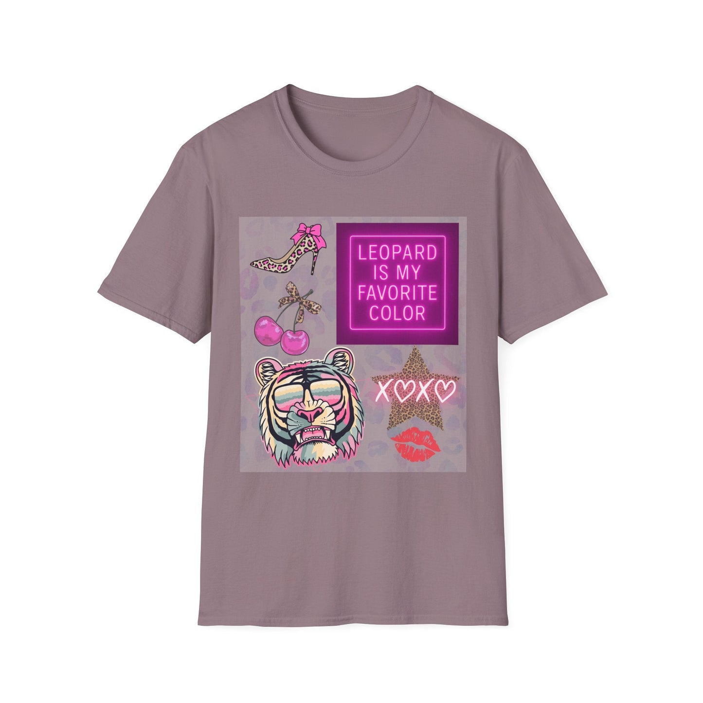 Leopard is my Favorite Color Graphic Tee – Fun & Trendy Apparel - Shirt Happens Graphics