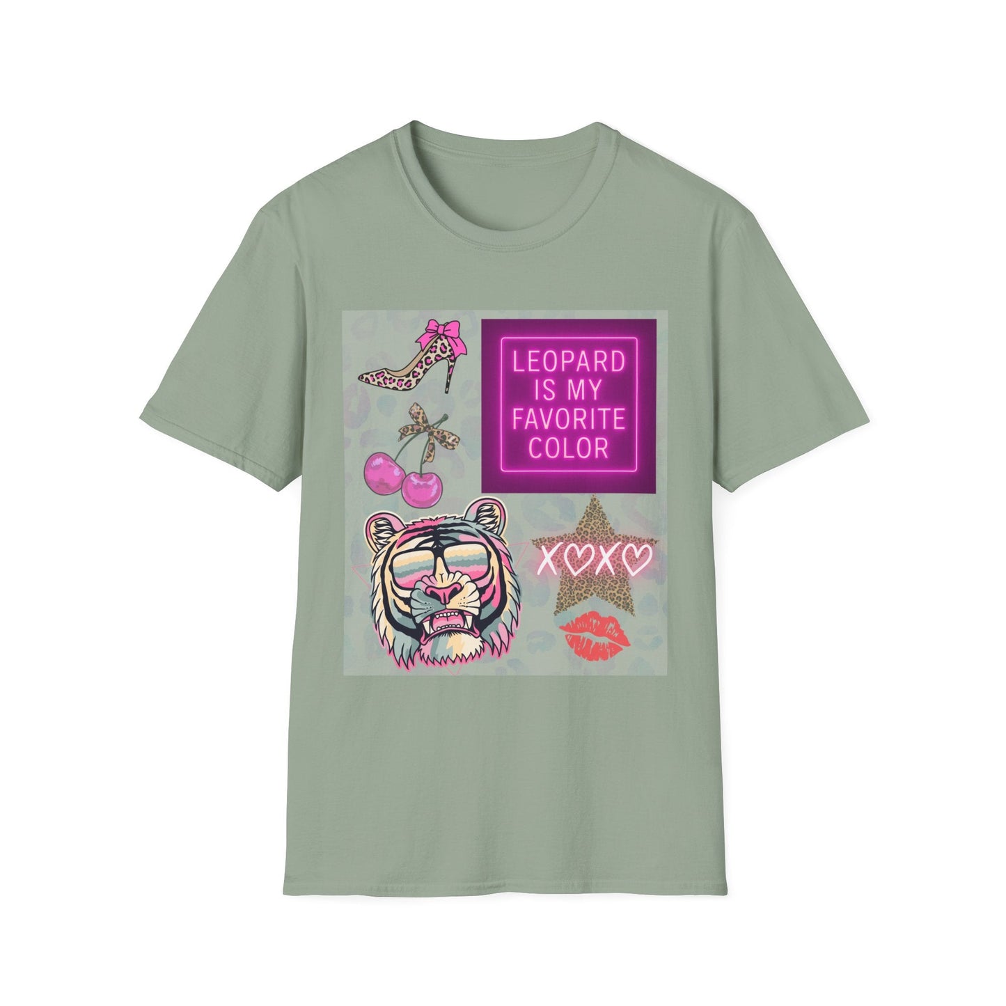 Leopard is my Favorite Color Graphic Tee – Fun & Trendy Apparel - Shirt Happens Graphics