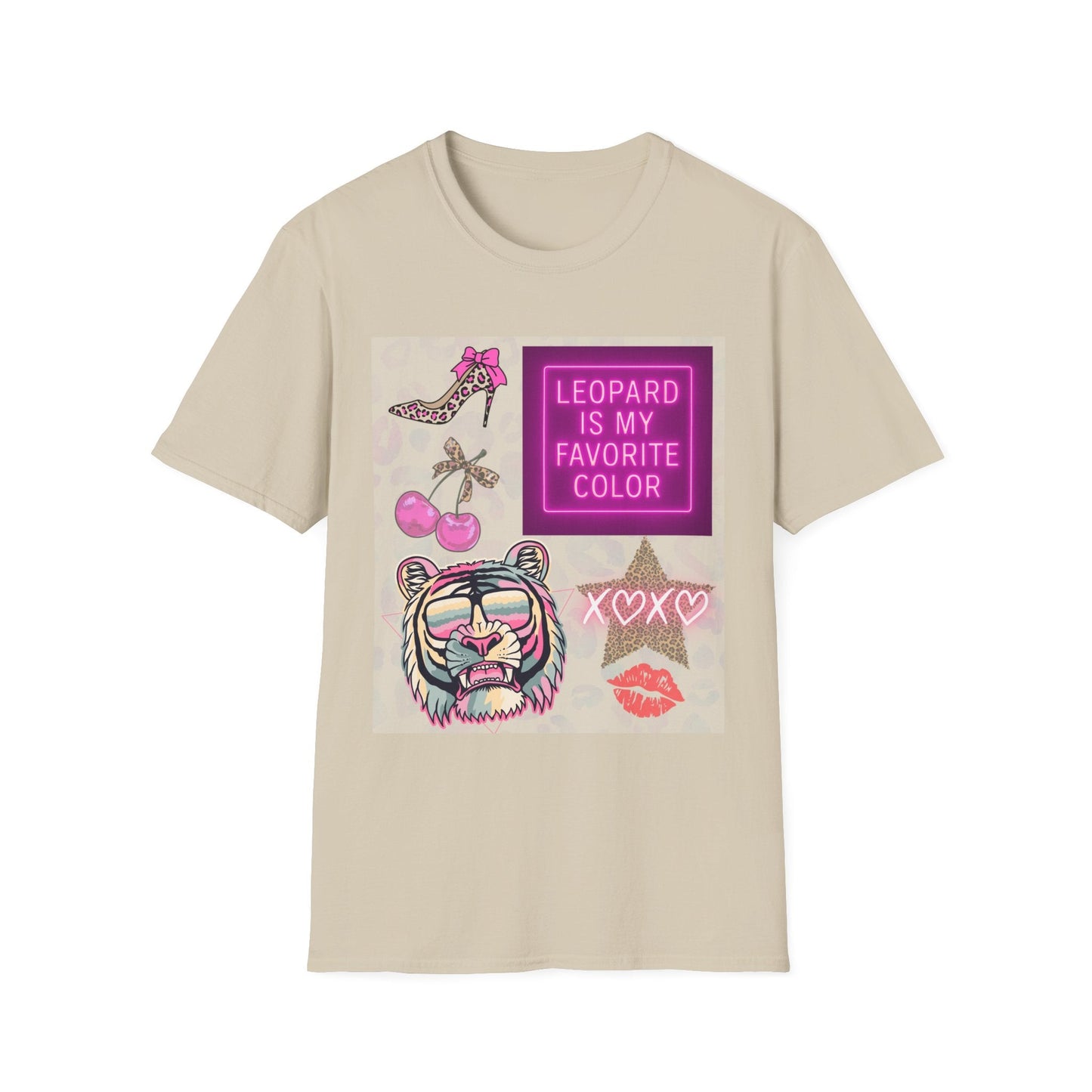 Leopard is my Favorite Color Graphic Tee – Fun & Trendy Apparel - Shirt Happens Graphics