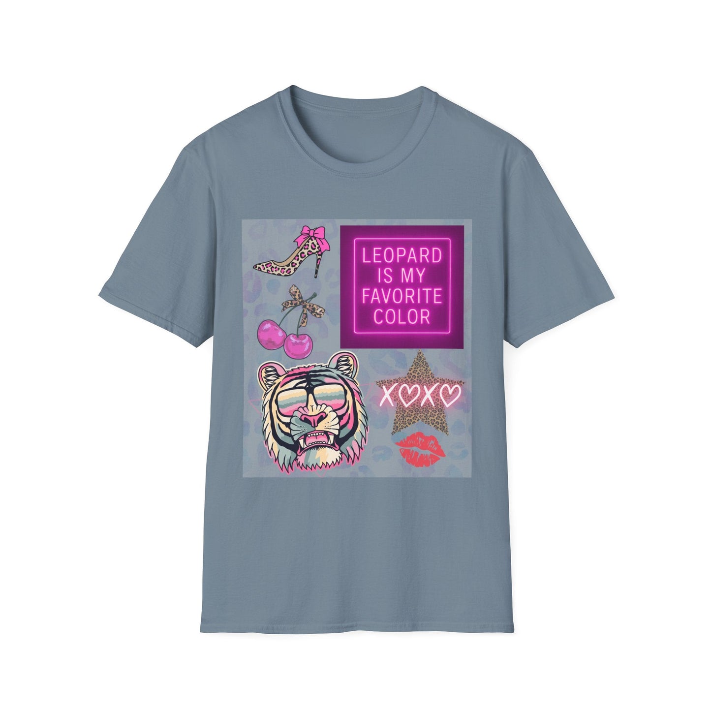 Leopard is my Favorite Color Graphic Tee – Fun & Trendy Apparel - Shirt Happens Graphics