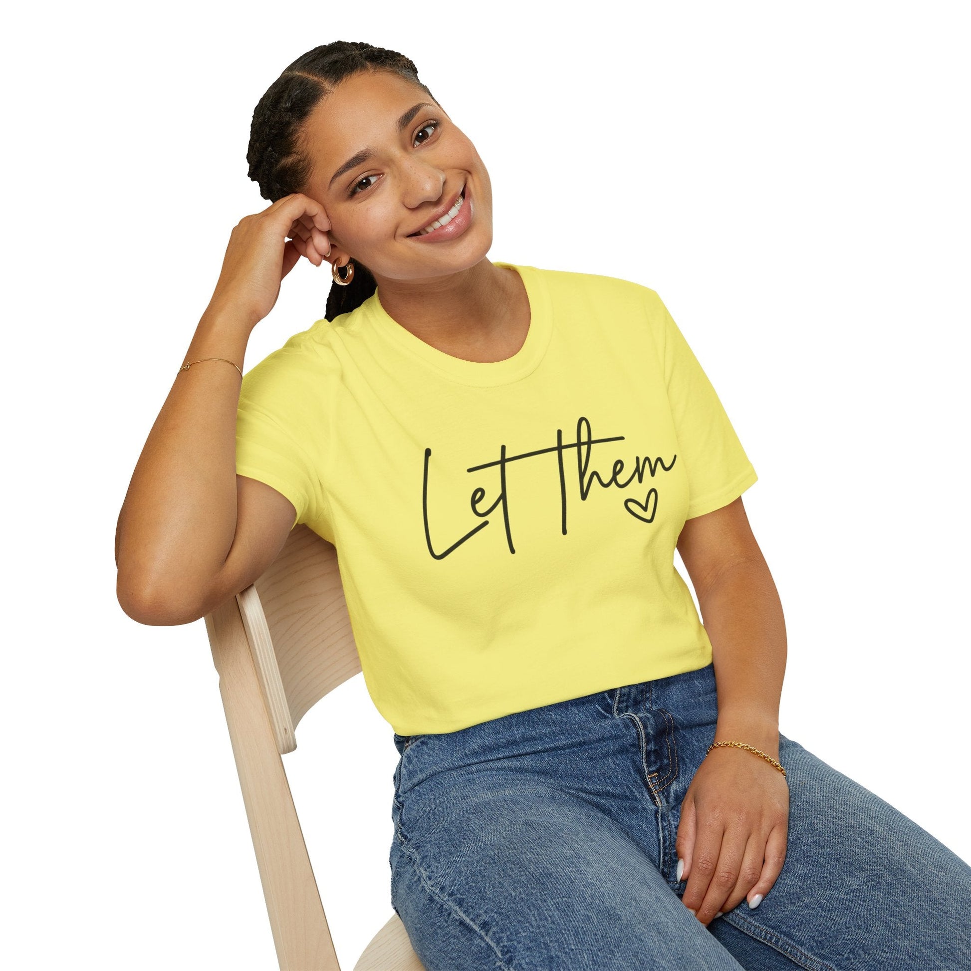 Let Them - Empowering Casual Tee for Everyday Wear - Shirt Happens Graphics