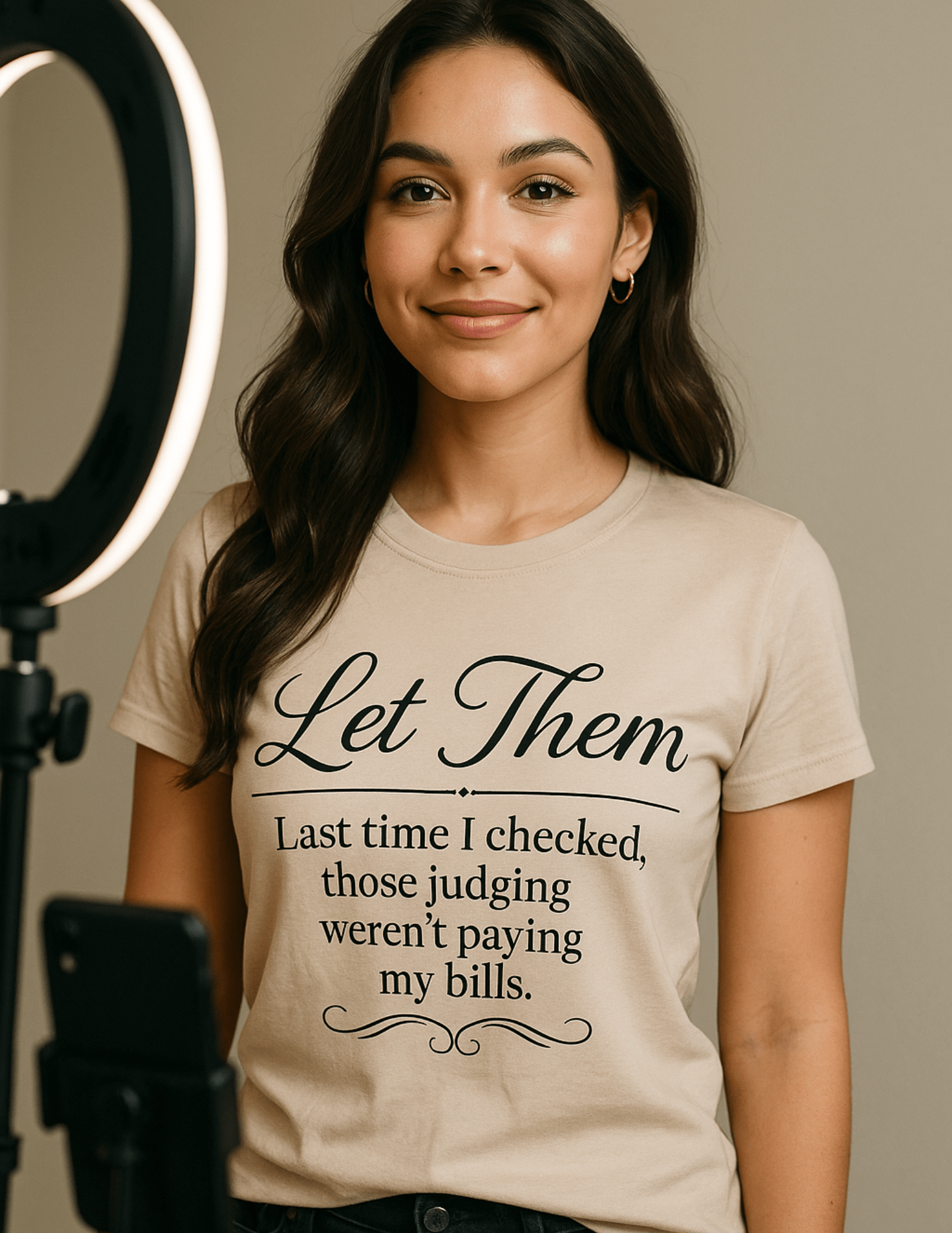 Let Them T-Shirt - Mindset is Everything - Shirt Happens Graphics