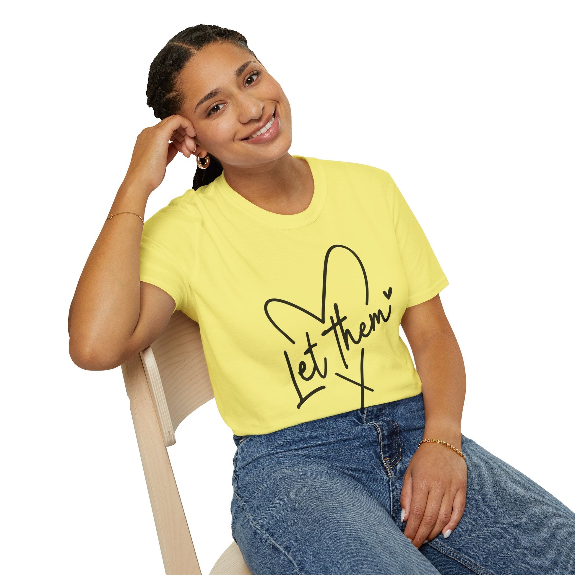 Let Them - Theory / Heart Design Graphic Tee - Shirt Happens Graphics