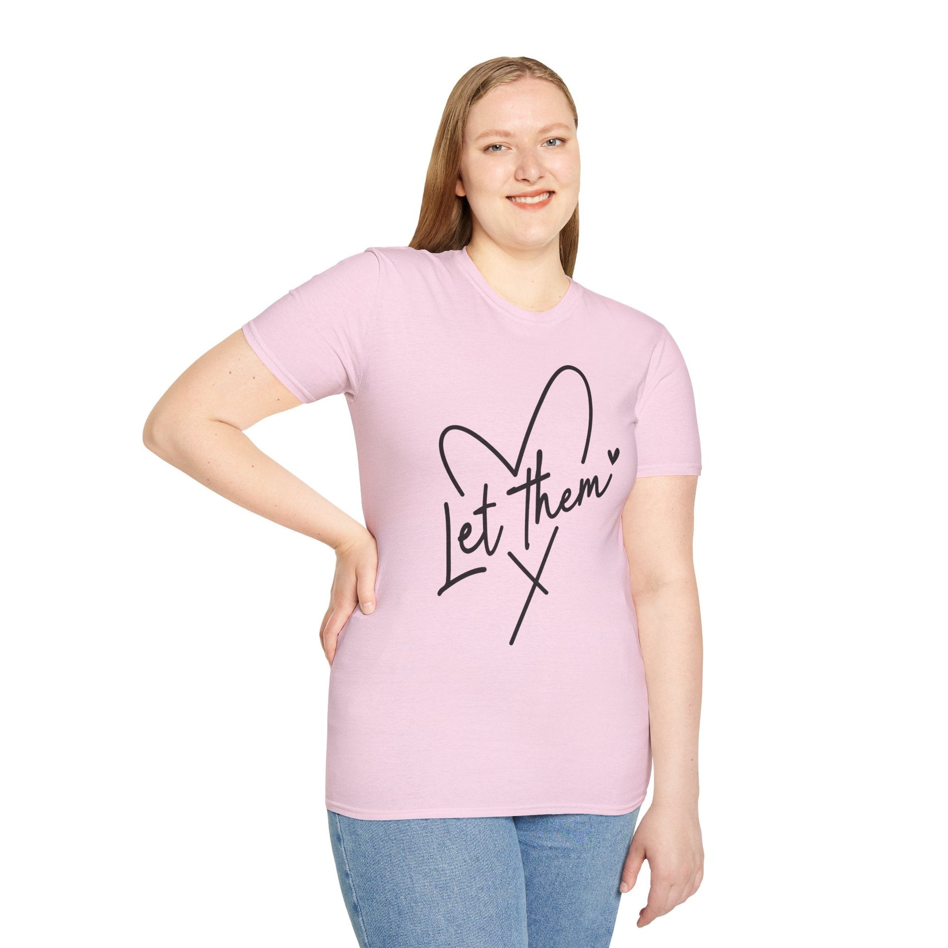 Let Them - Theory / Heart Design Graphic Tee - Shirt Happens Graphics