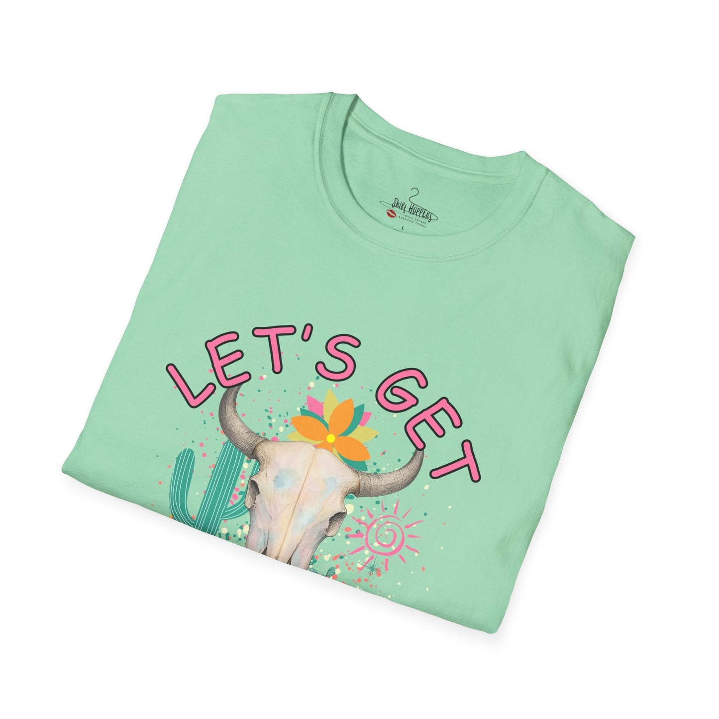 Let's Get Buckwild Tee, Softstyle Shirt, Casual Summer Wear, Gift for Nature Lovers, Trendy Festival Top - Shirt Happens Graphics