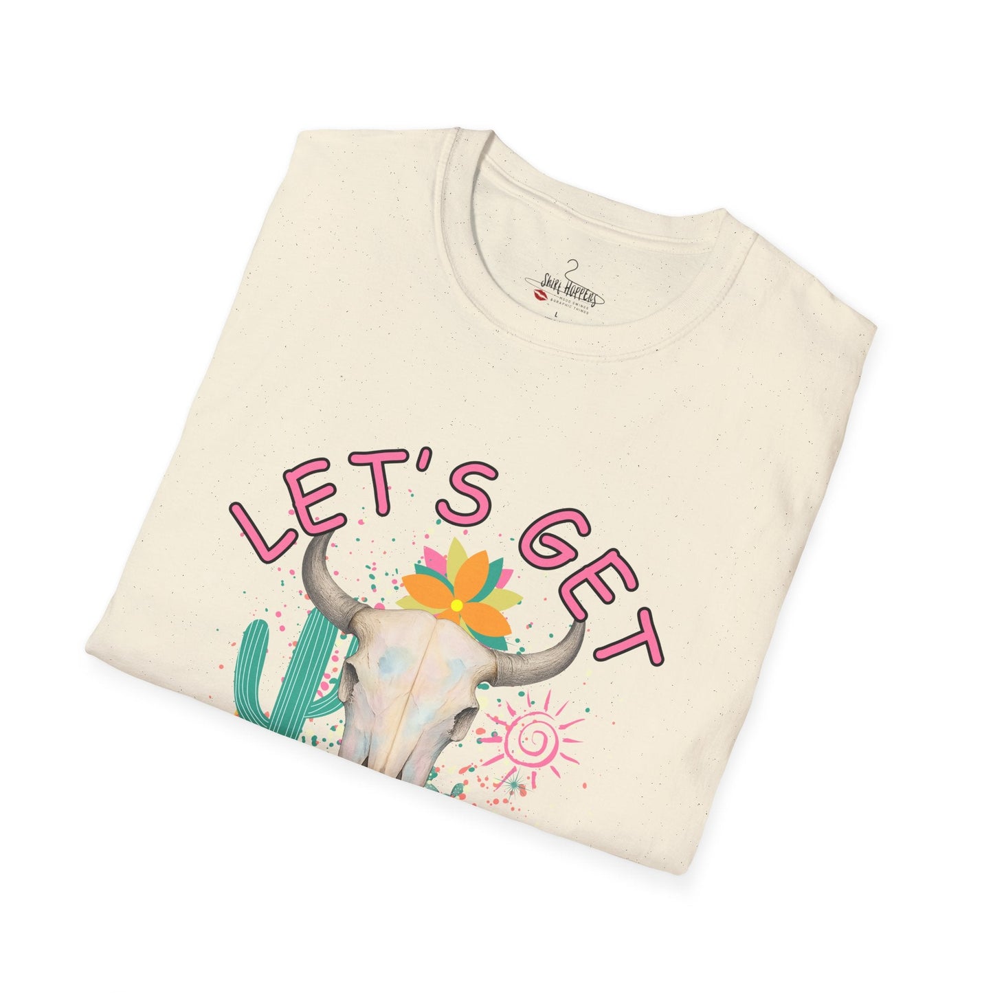 Let's Get Buckwild Tee, Softstyle Shirt, Casual Summer Wear, Gift for Nature Lovers, Trendy Festival Top - Shirt Happens Graphics