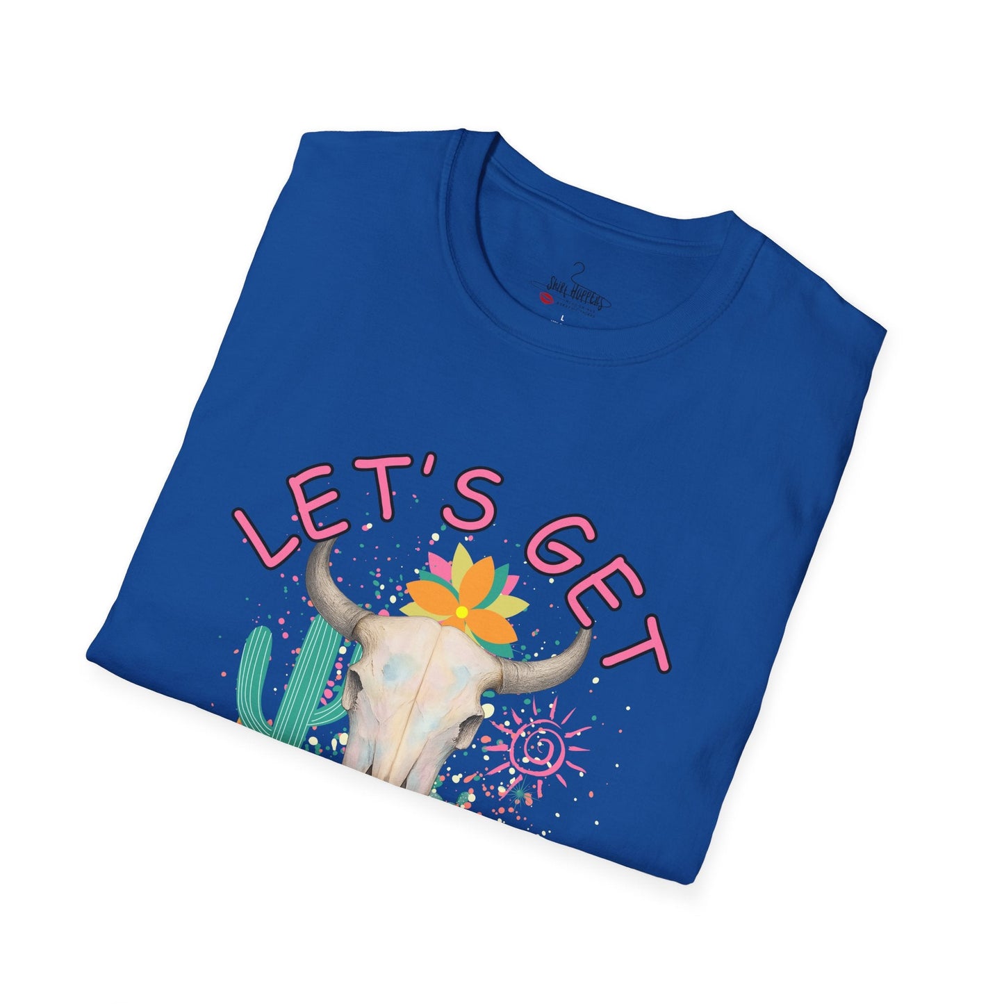 Let's Get Buckwild Tee, Softstyle Shirt, Casual Summer Wear, Gift for Nature Lovers, Trendy Festival Top - Shirt Happens Graphics