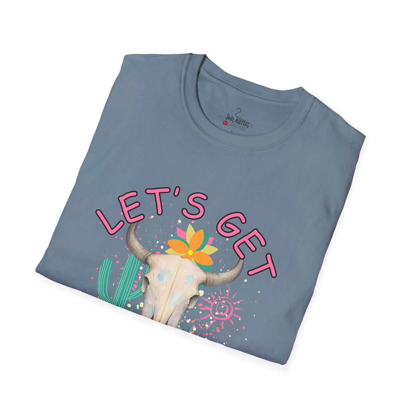 Let's Get Buckwild Tee, Softstyle Shirt, Casual Summer Wear, Gift for Nature Lovers, Trendy Festival Top - Shirt Happens Graphics