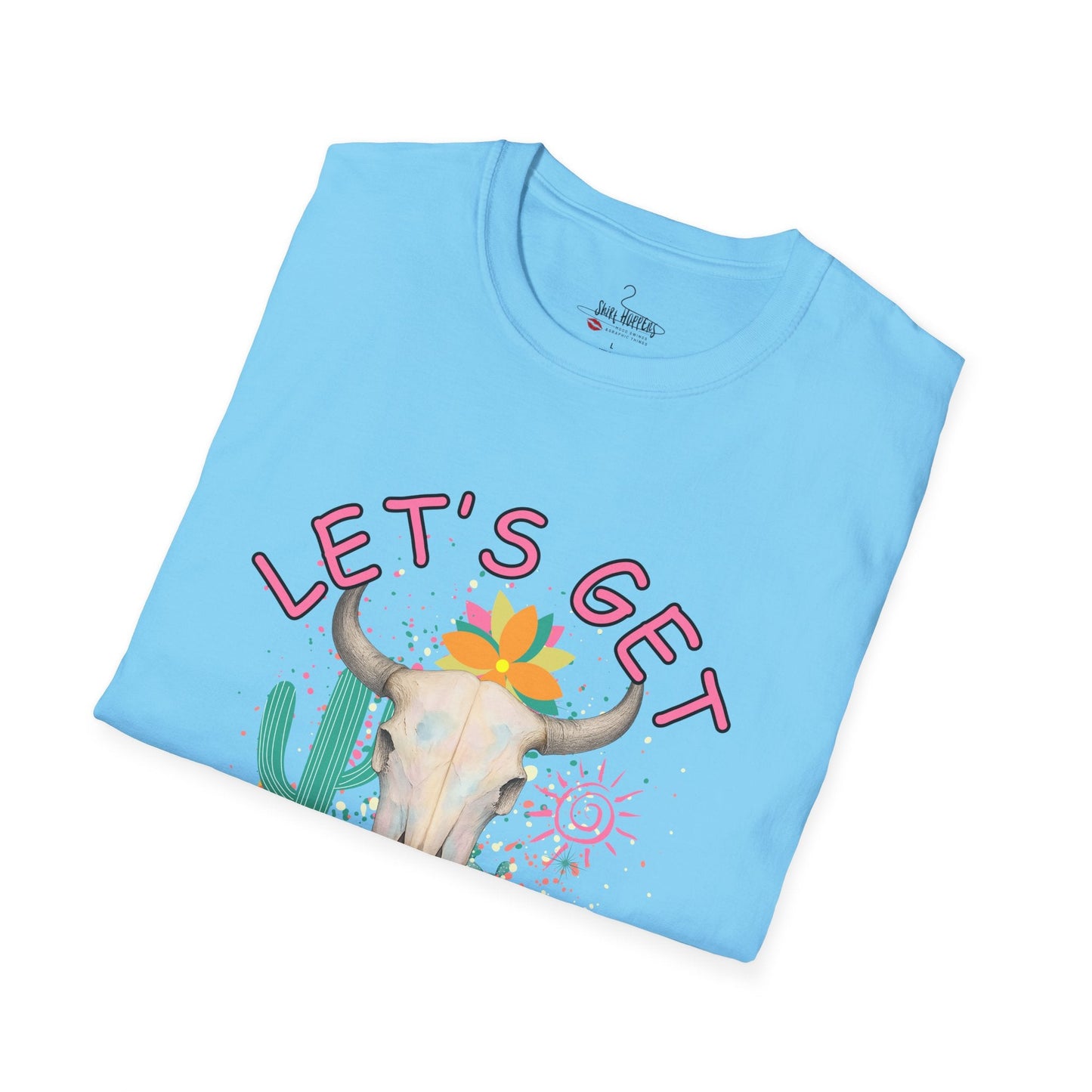 Let's Get Buckwild Tee, Softstyle Shirt, Casual Summer Wear, Gift for Nature Lovers, Trendy Festival Top - Shirt Happens Graphics